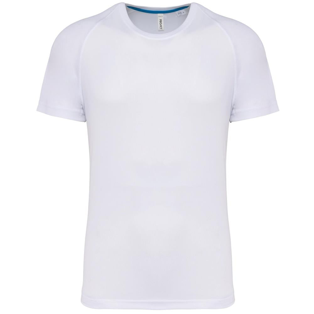 Gerecycled herensport-T-shirt met ronde hals