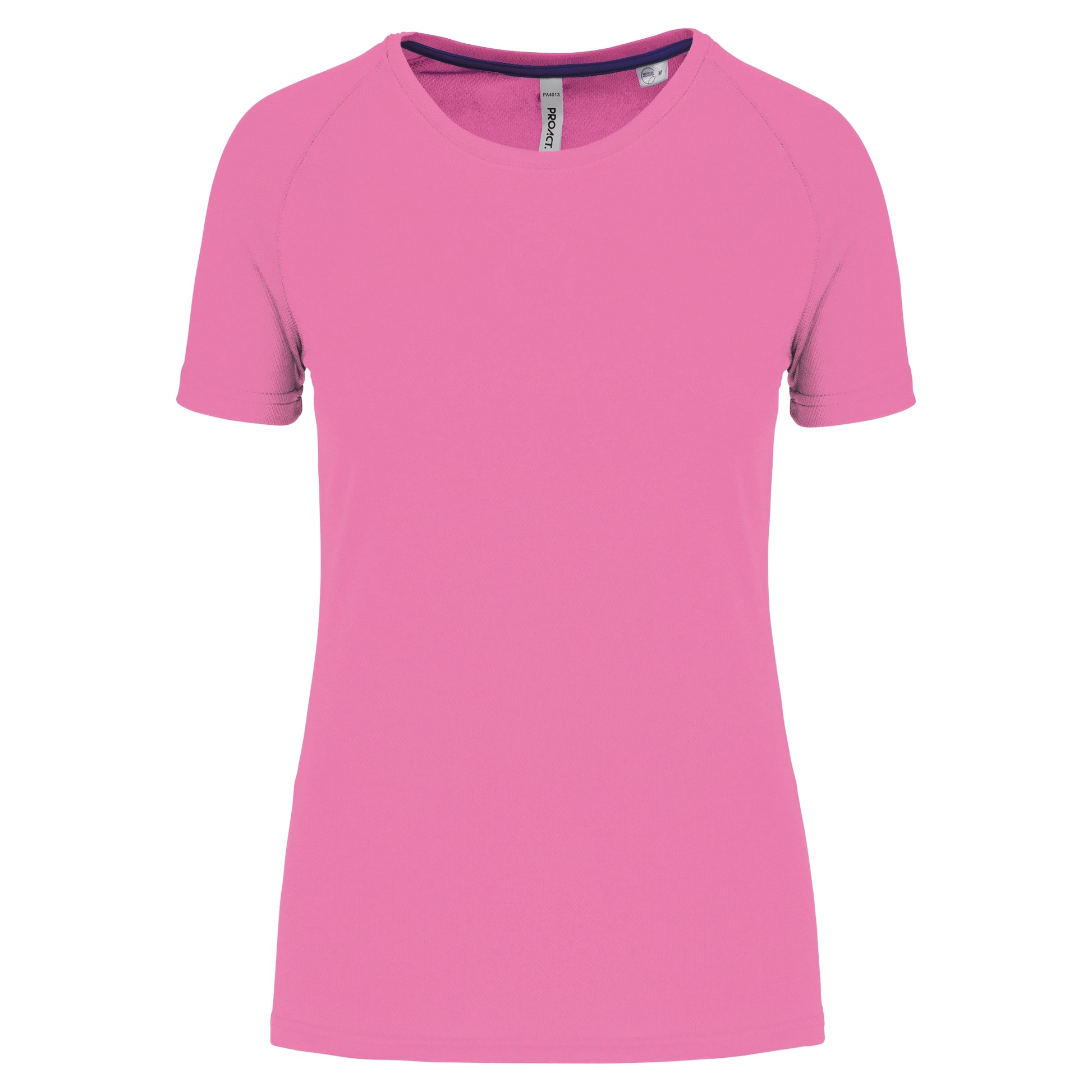 Gerecycled damessport-T-shirt met ronde hals