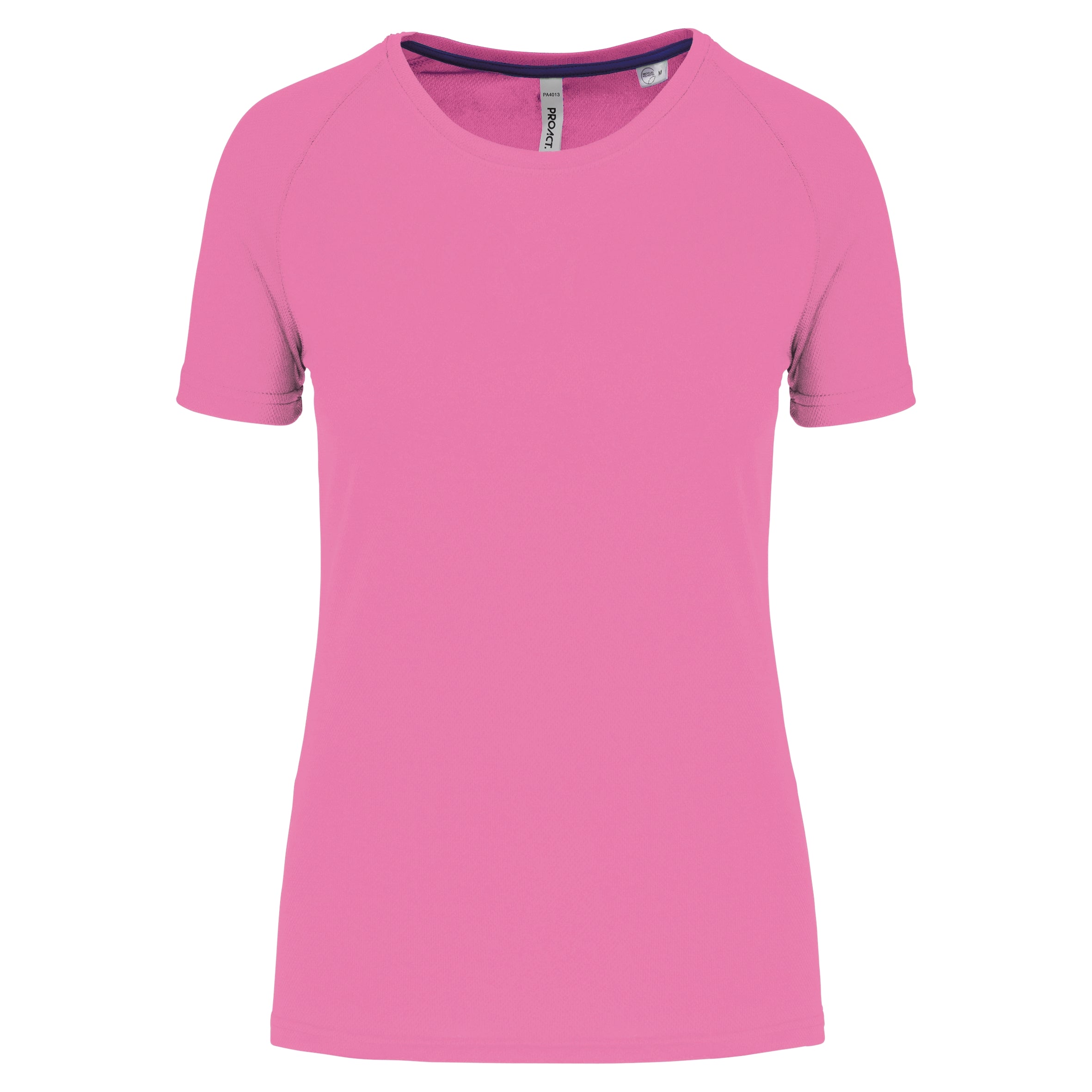 Gerecycled damessport-T-shirt met ronde hals