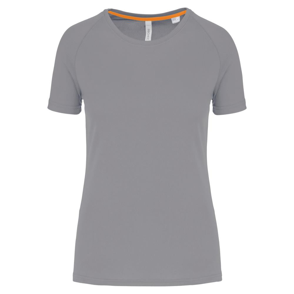 Gerecycled damessport-T-shirt met ronde hals
