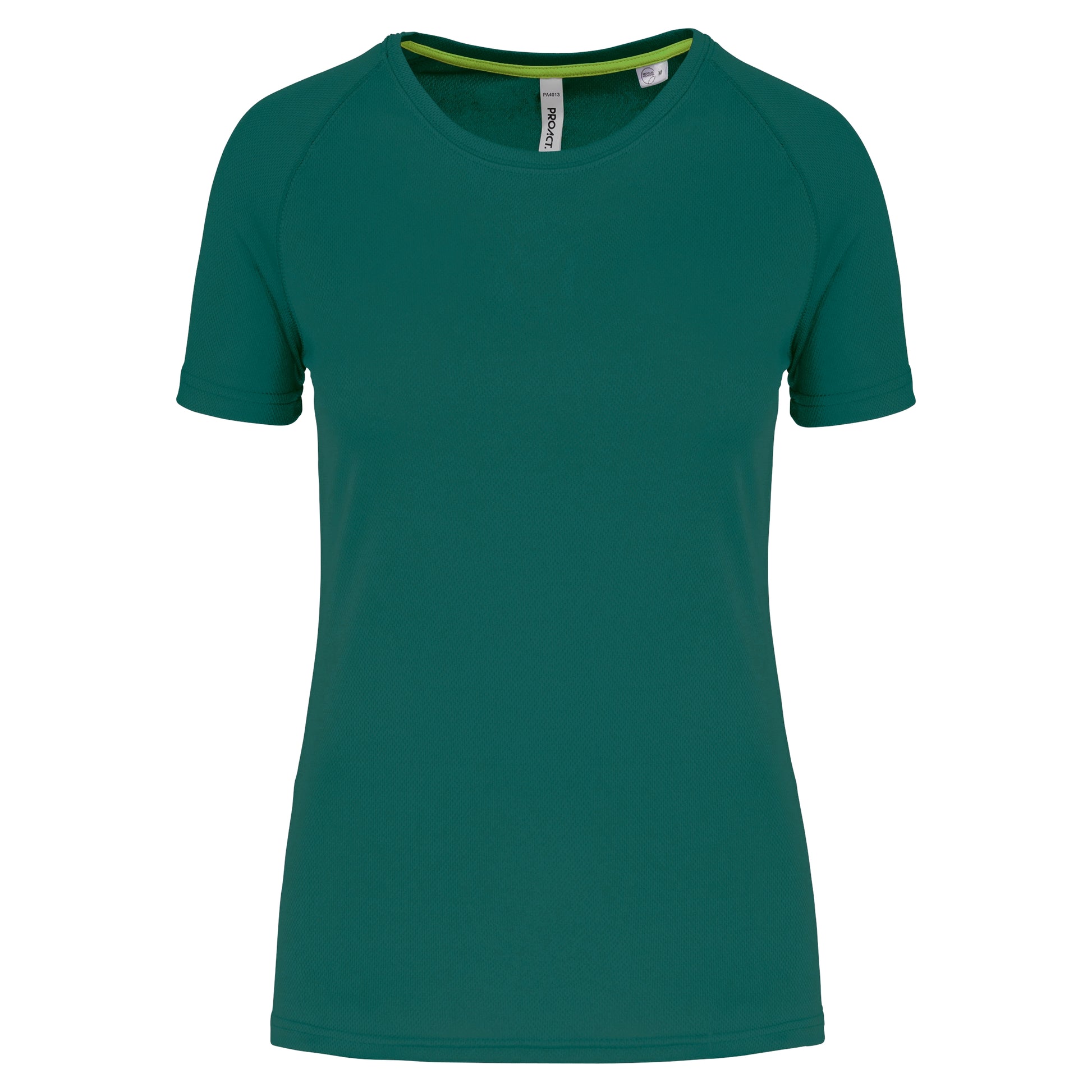 Gerecycled damessport-T-shirt met ronde hals
