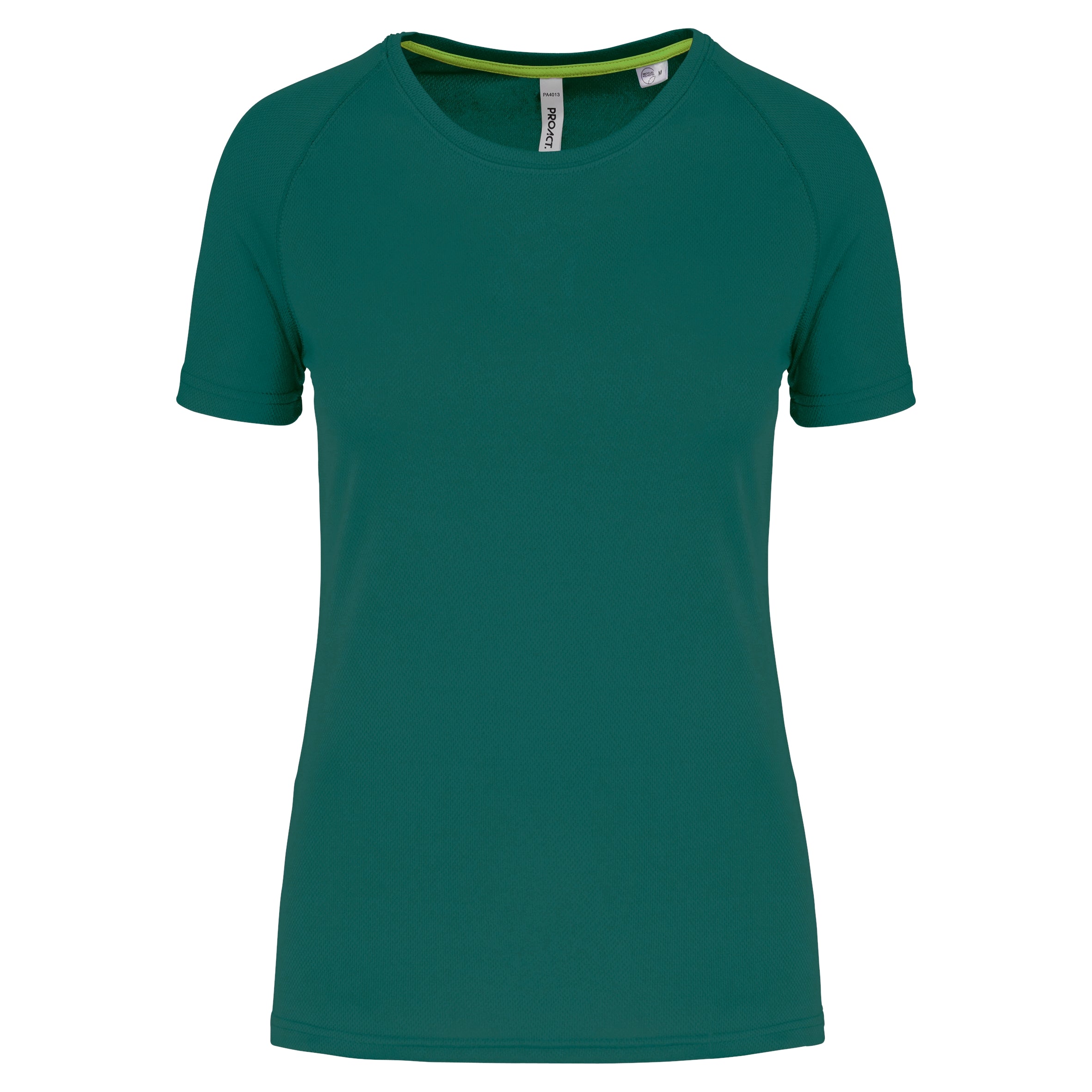 Gerecycled damessport-T-shirt met ronde hals