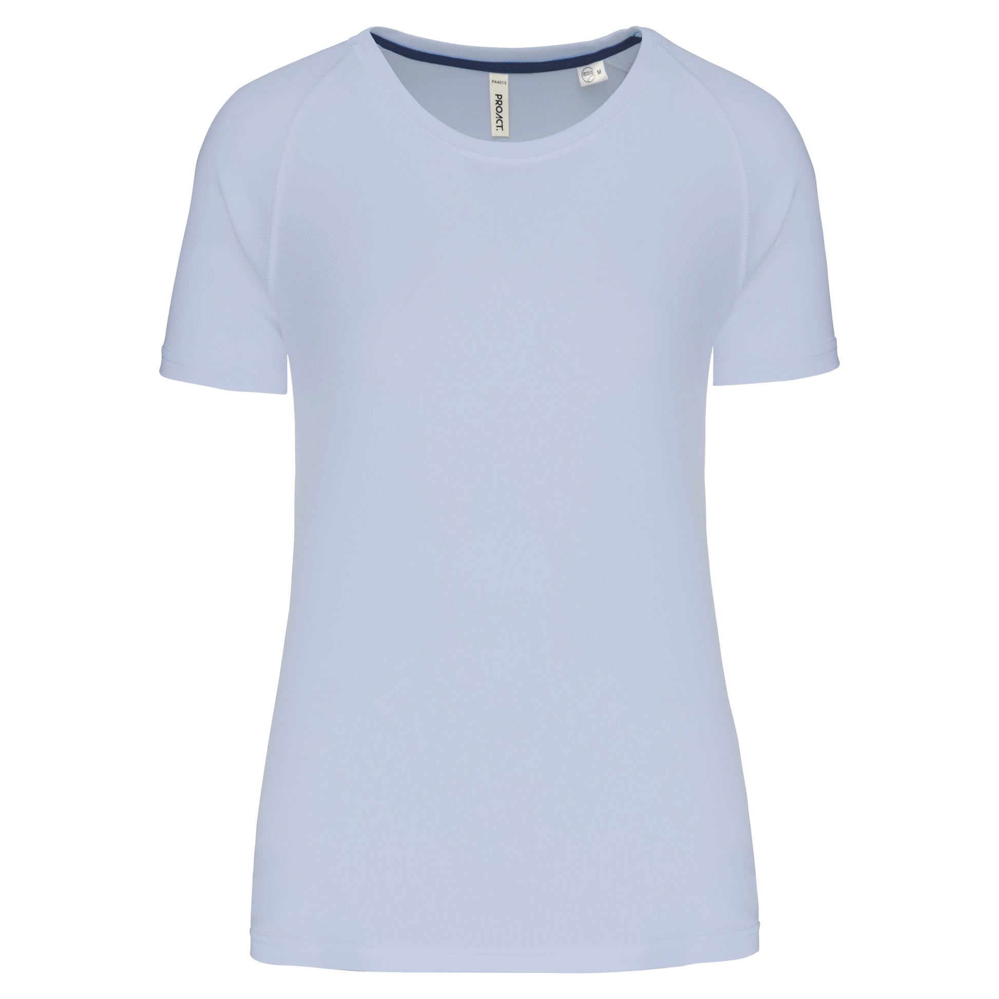 Gerecycled damessport-T-shirt met ronde hals