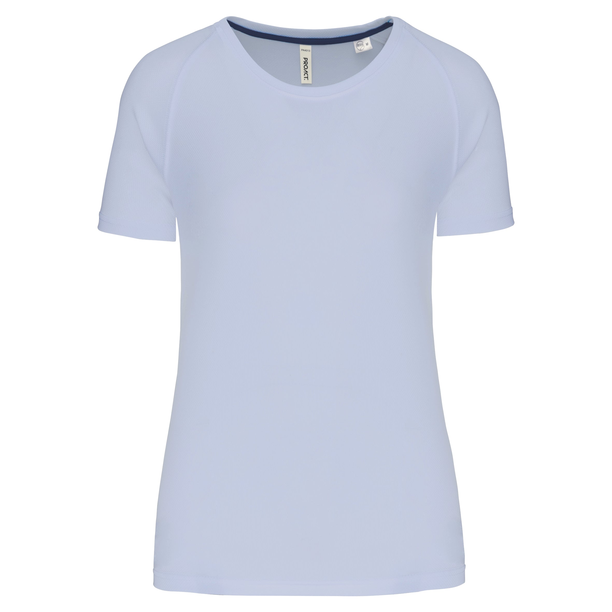 Gerecycled damessport-T-shirt met ronde hals