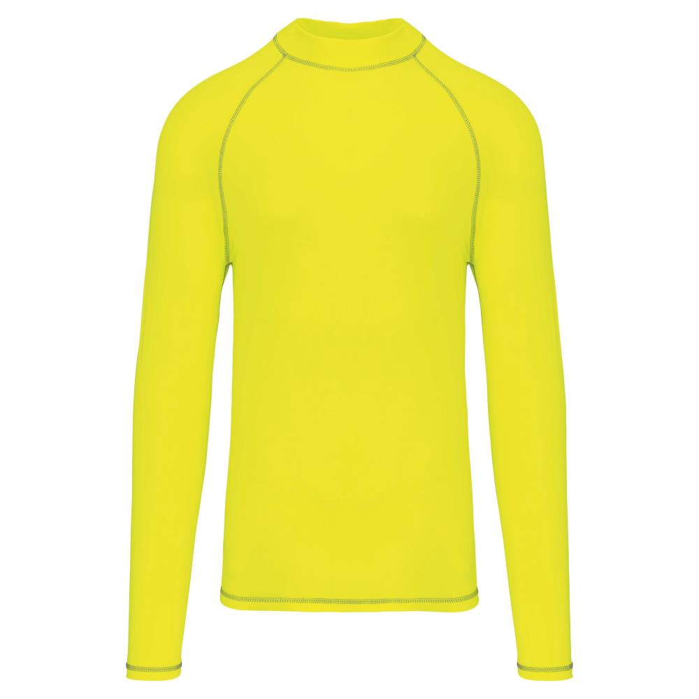 Functioneel heren-t-shirt met lange mouwen en anti-UV-bescherming