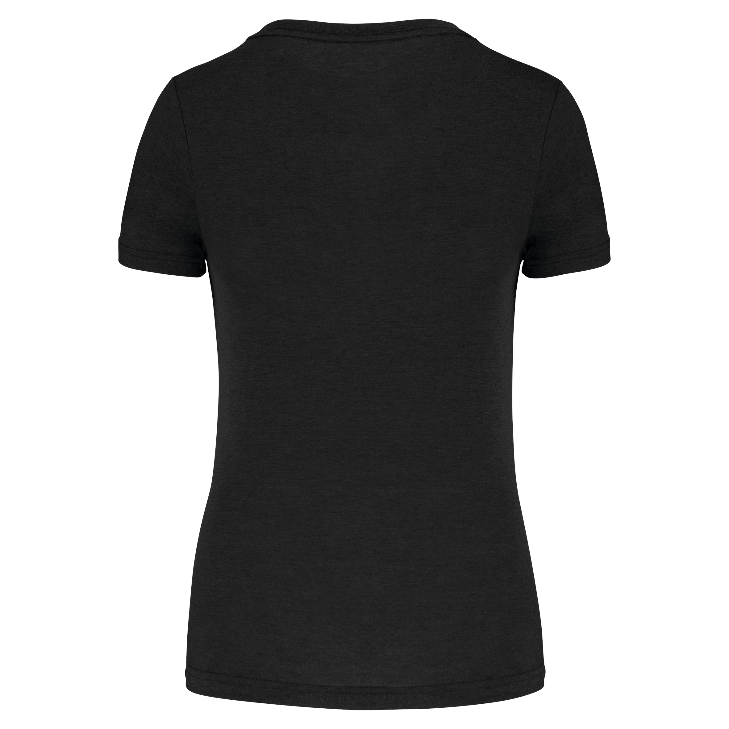 Damessport-T-shirt triblend met ronde hals