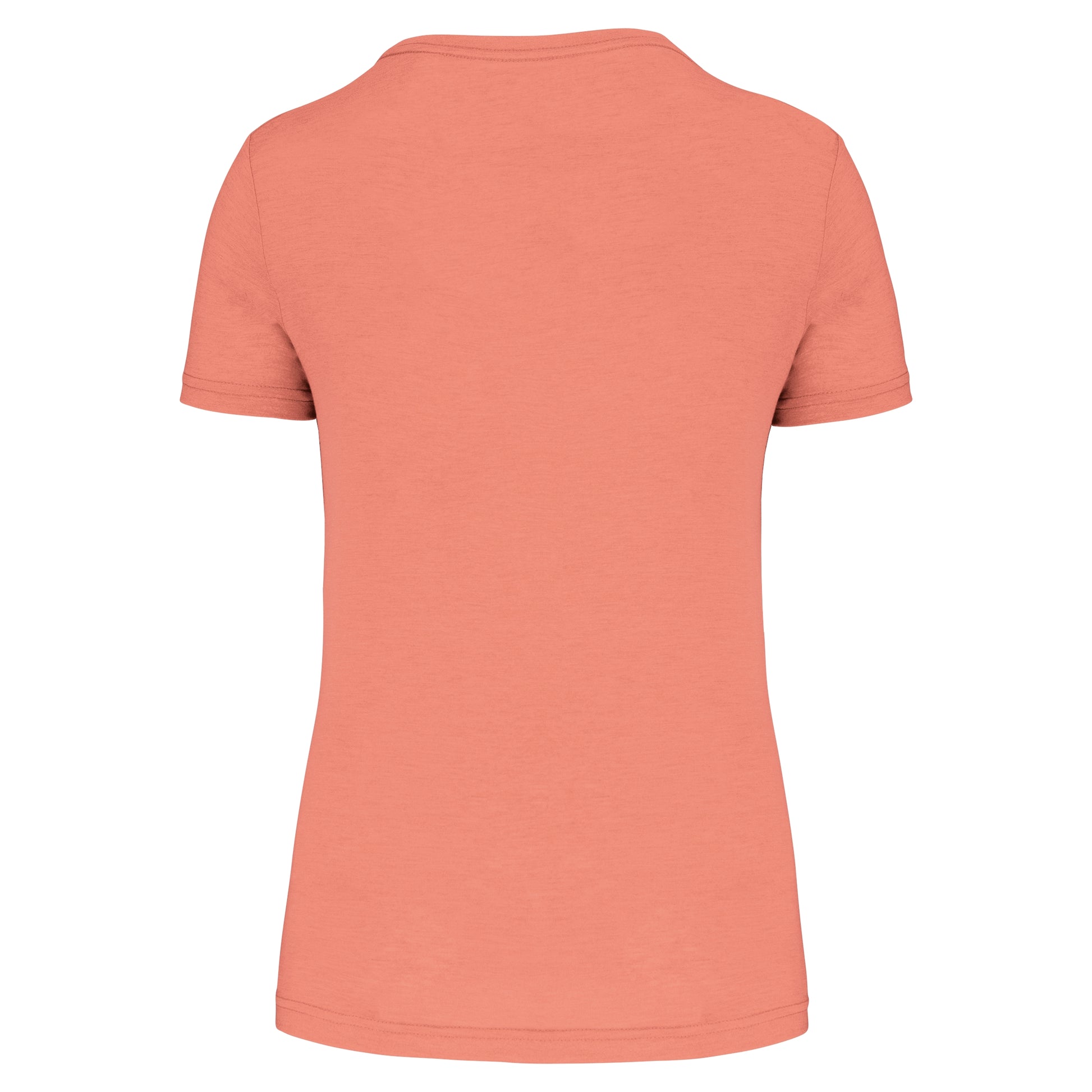 Damessport-T-shirt triblend met ronde hals