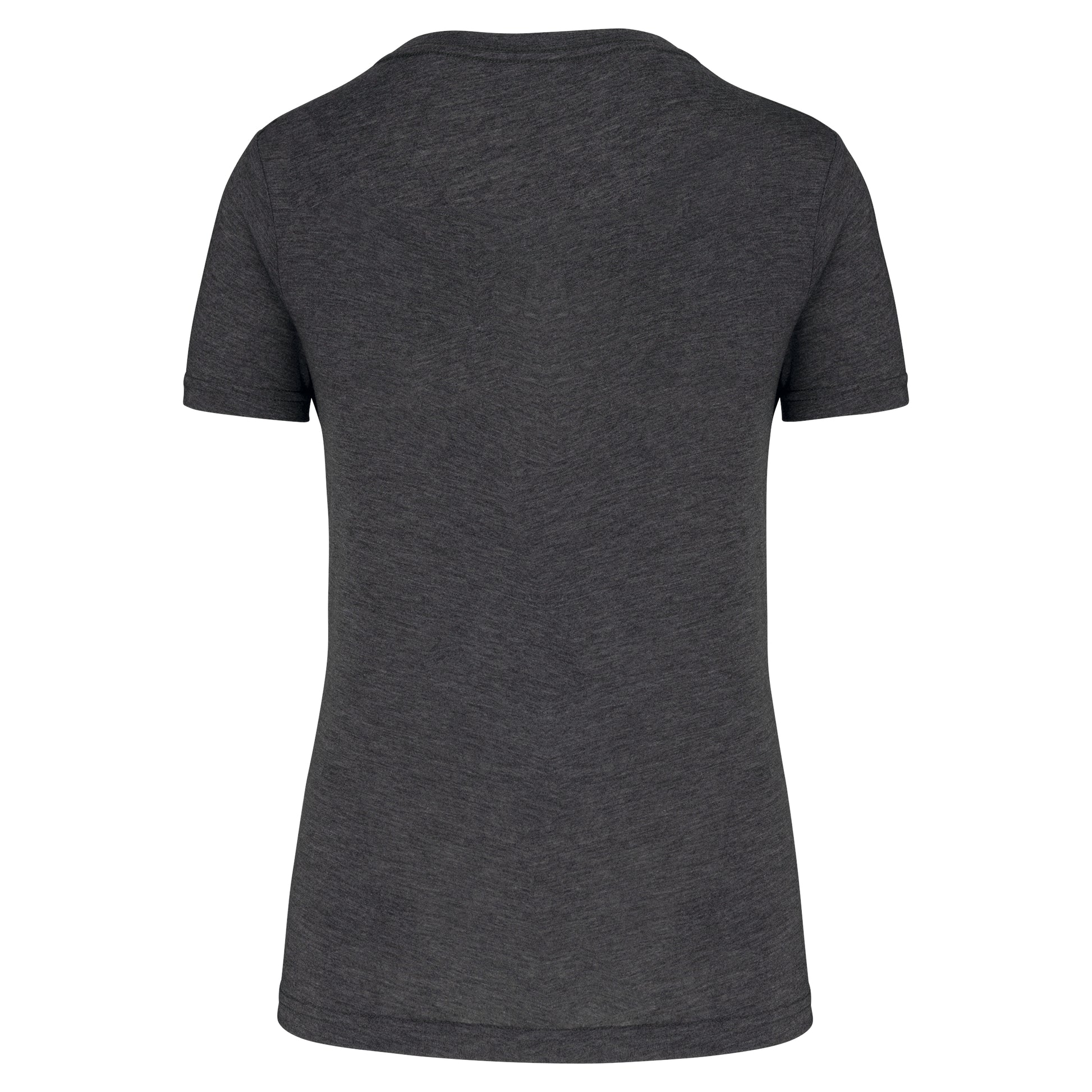 Damessport-T-shirt triblend met ronde hals