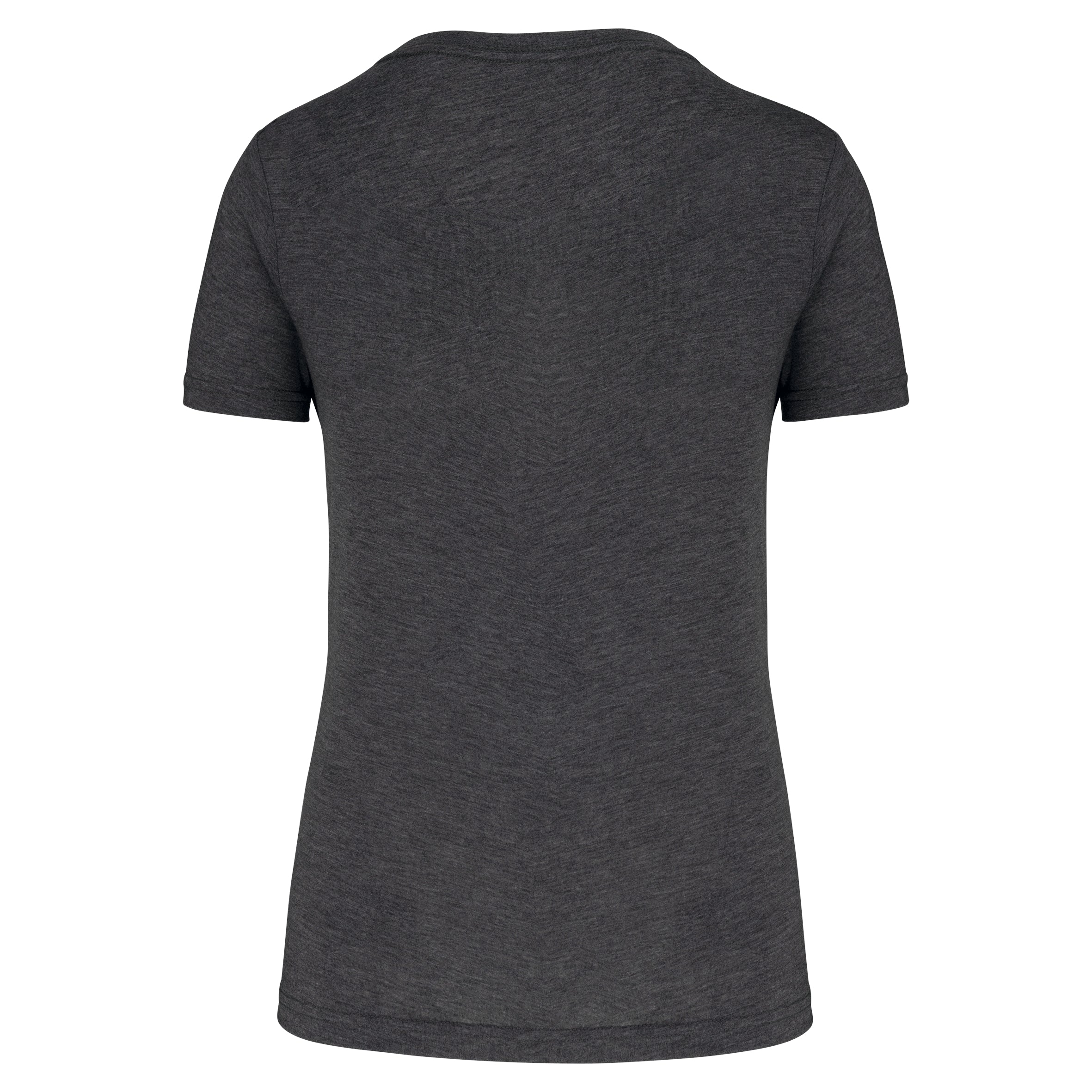 Damessport-T-shirt triblend met ronde hals