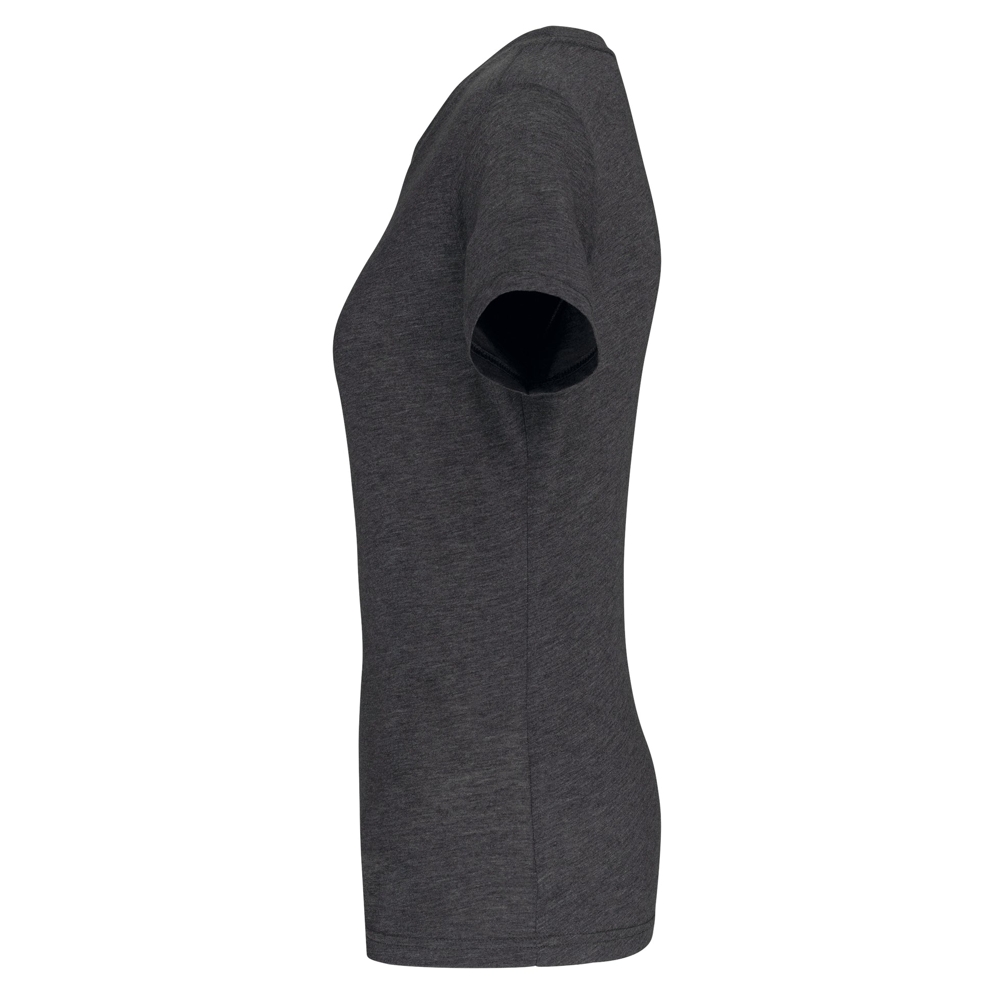 Damessport-T-shirt triblend met ronde hals