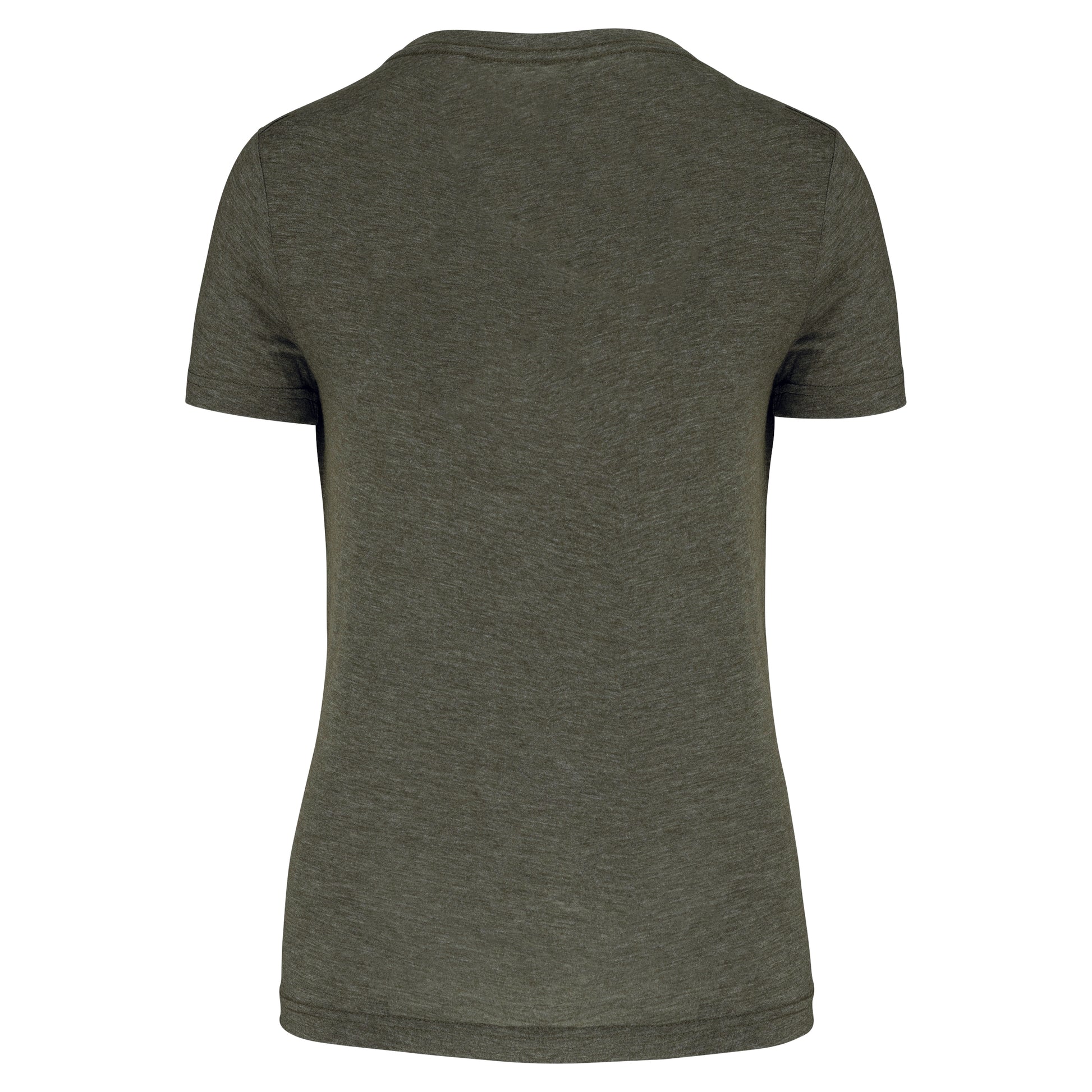 Damessport-T-shirt triblend met ronde hals