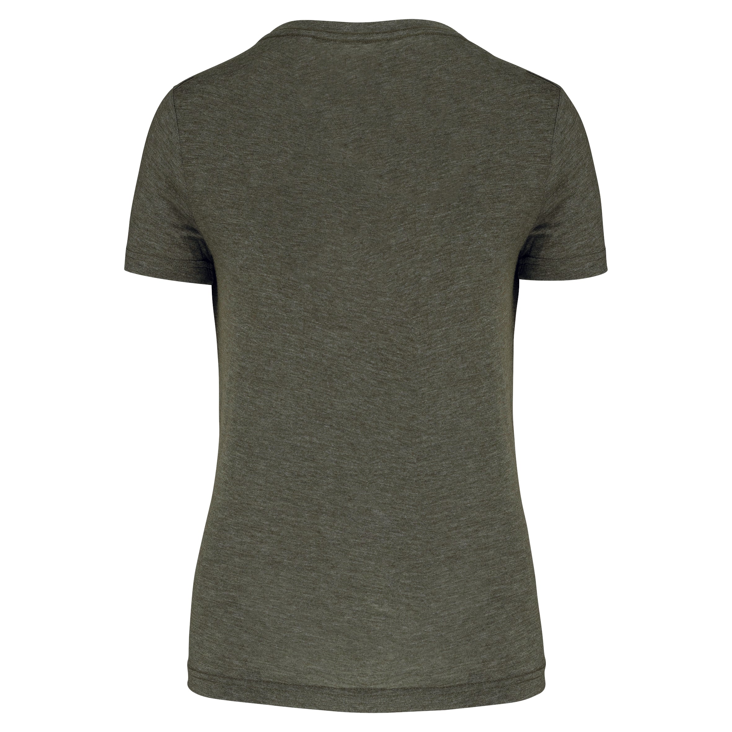 Damessport-T-shirt triblend met ronde hals