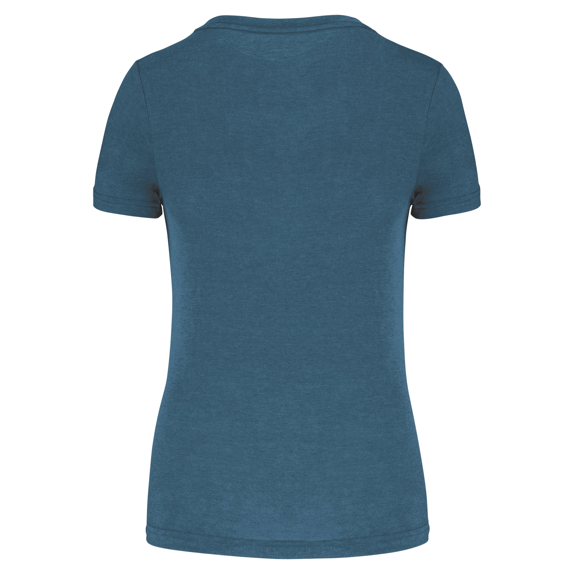 Damessport-T-shirt triblend met ronde hals
