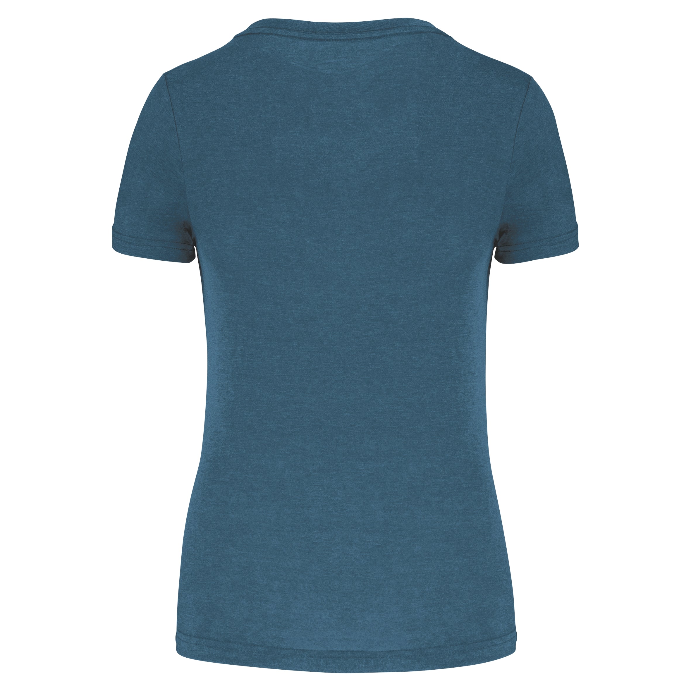 Damessport-T-shirt triblend met ronde hals