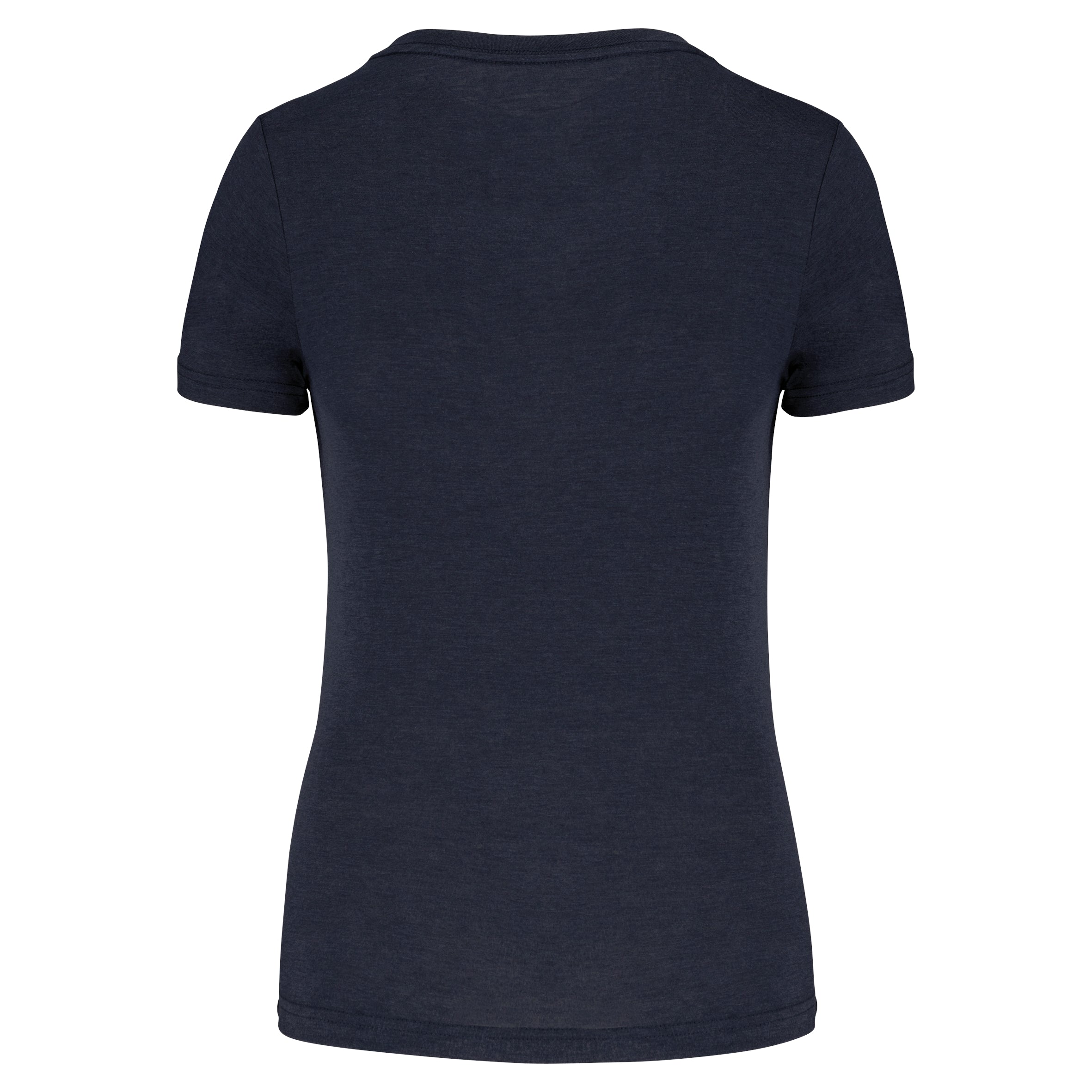 Damessport-T-shirt triblend met ronde hals