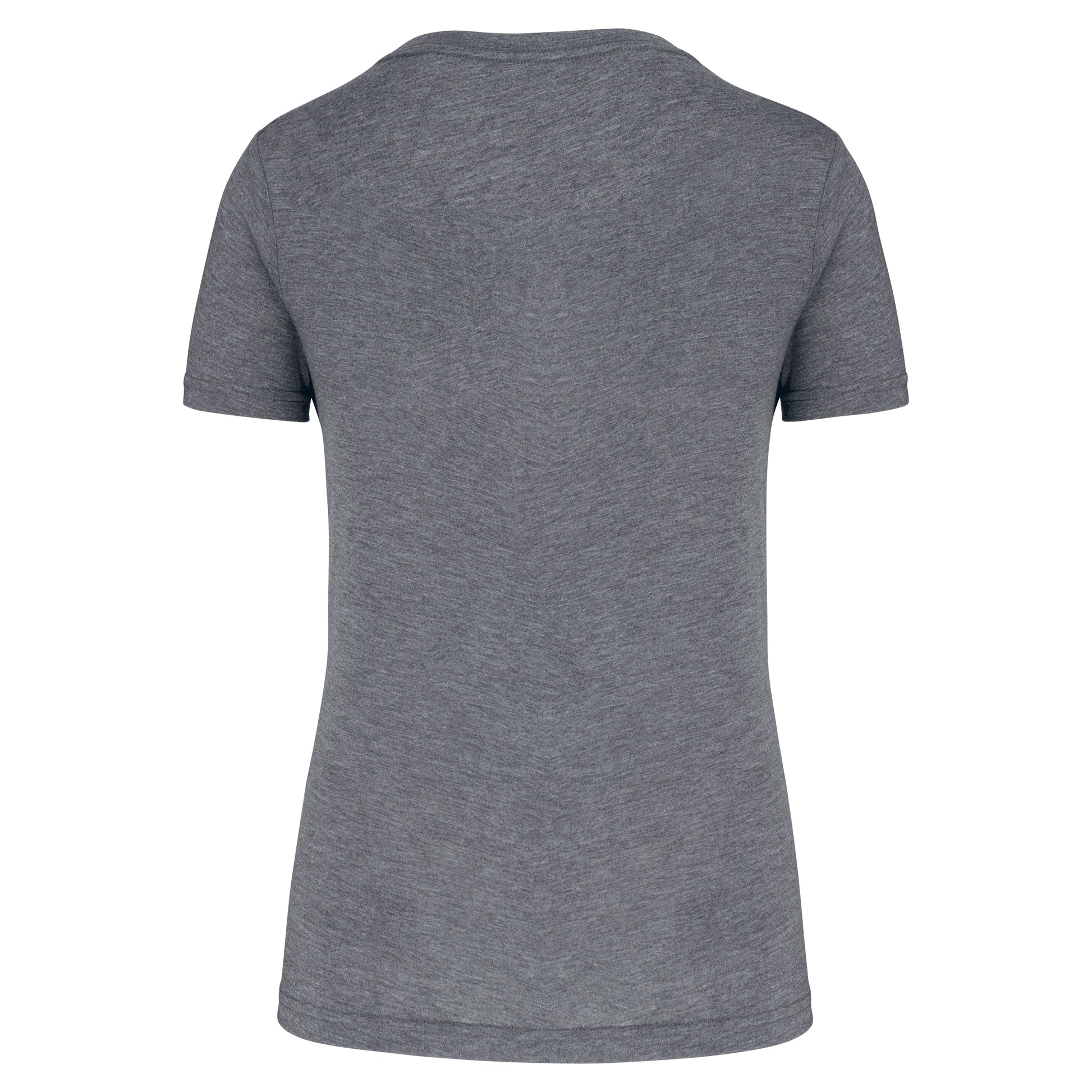 Damessport-T-shirt triblend met ronde hals
