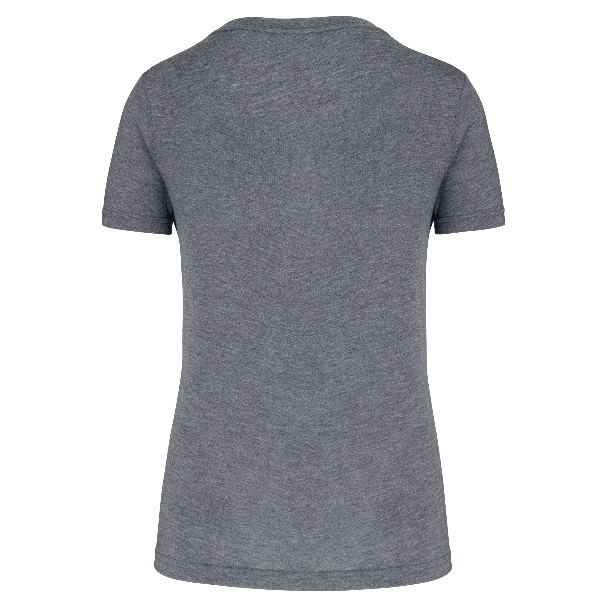Damessport-T-shirt triblend met ronde hals