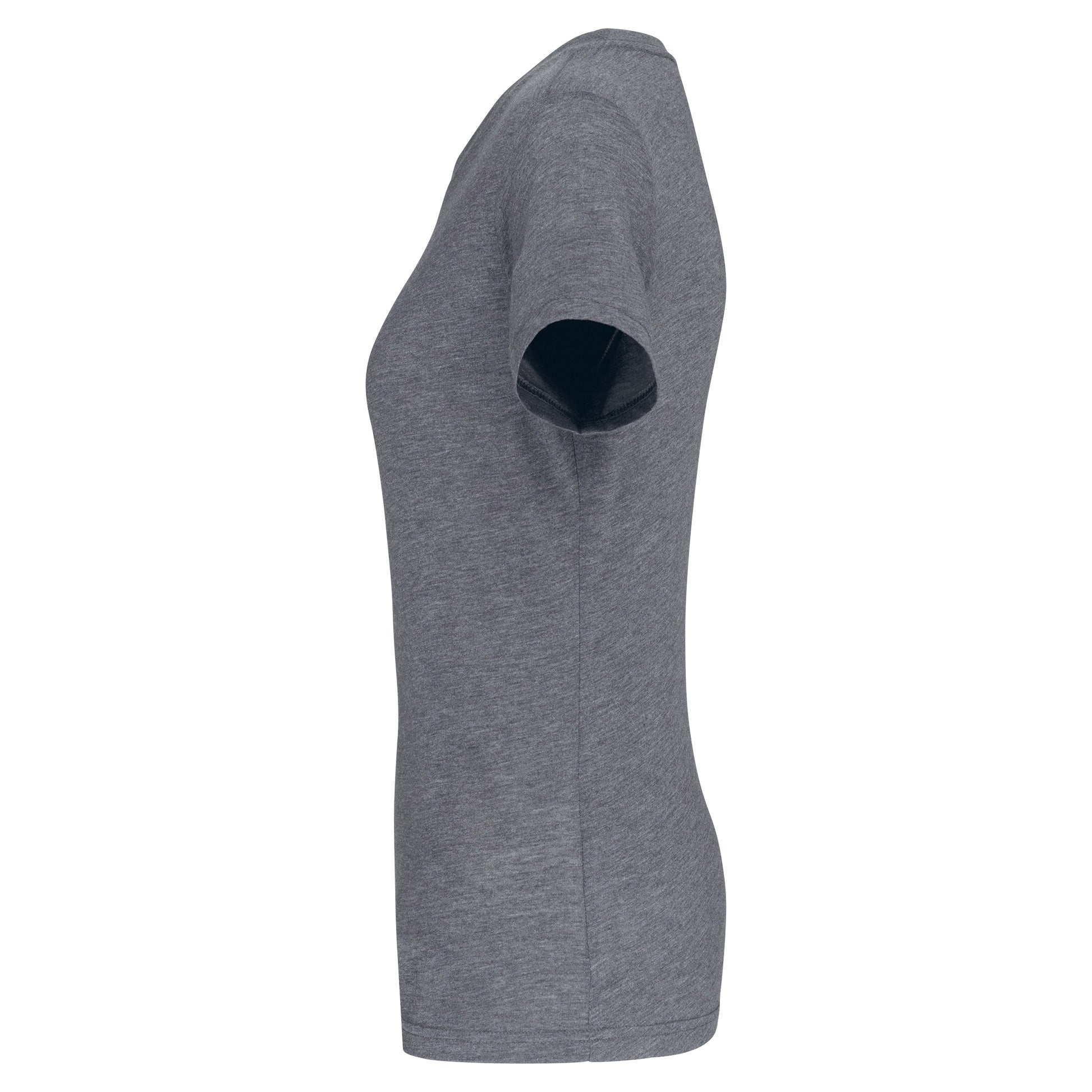 Damessport-T-shirt triblend met ronde hals
