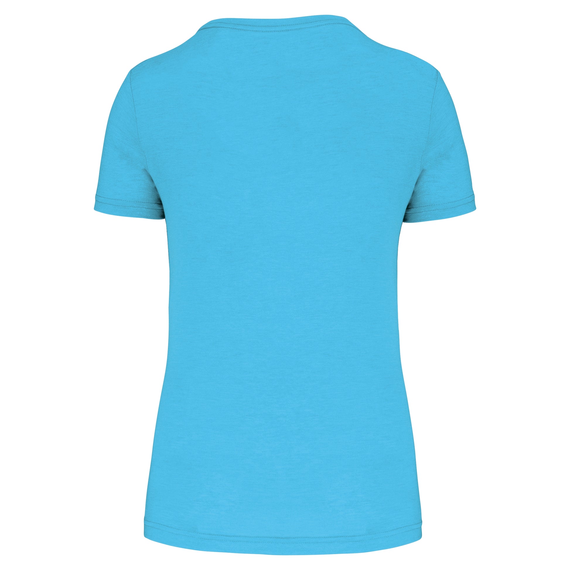 Damessport-T-shirt triblend met ronde hals
