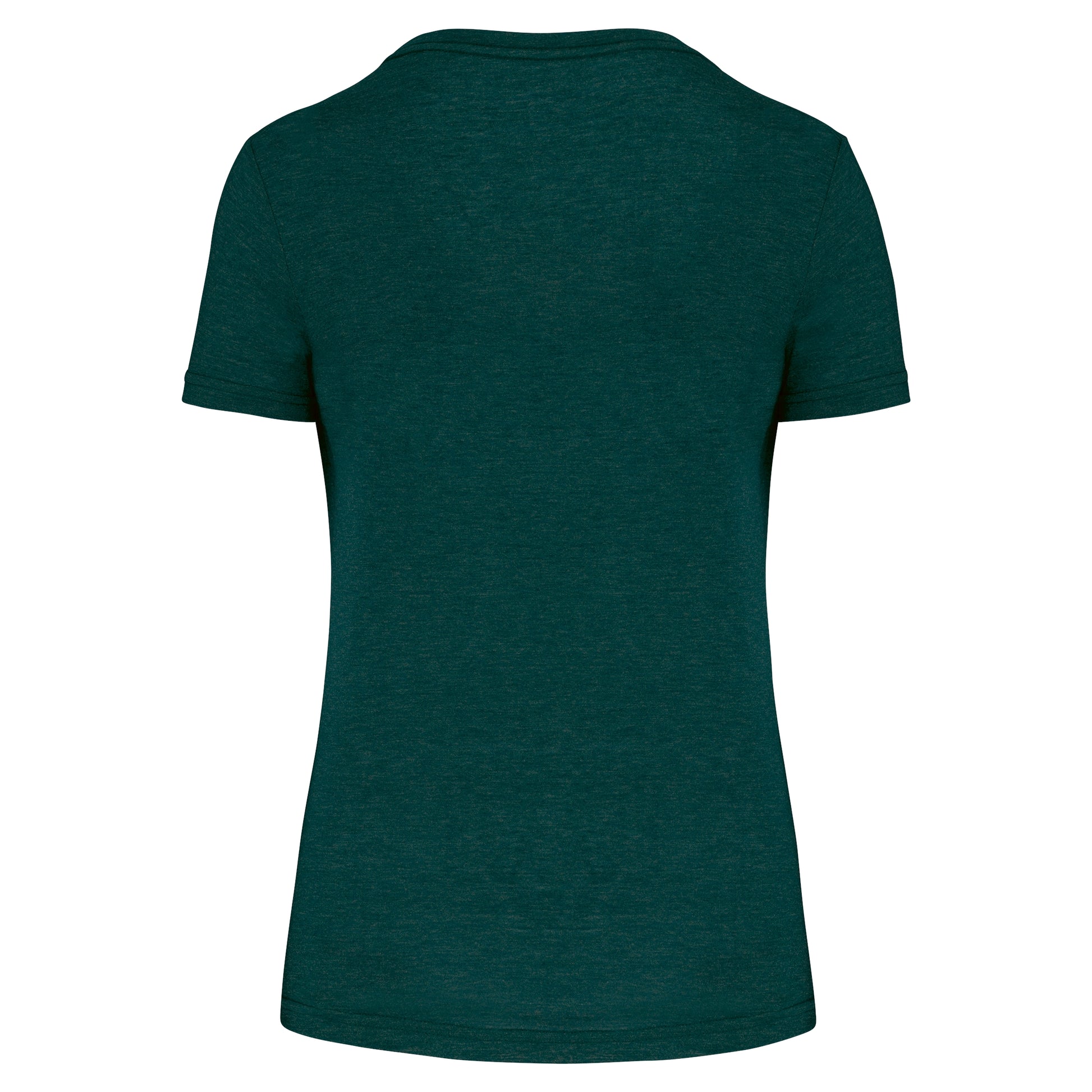 Damessport-T-shirt triblend met ronde hals