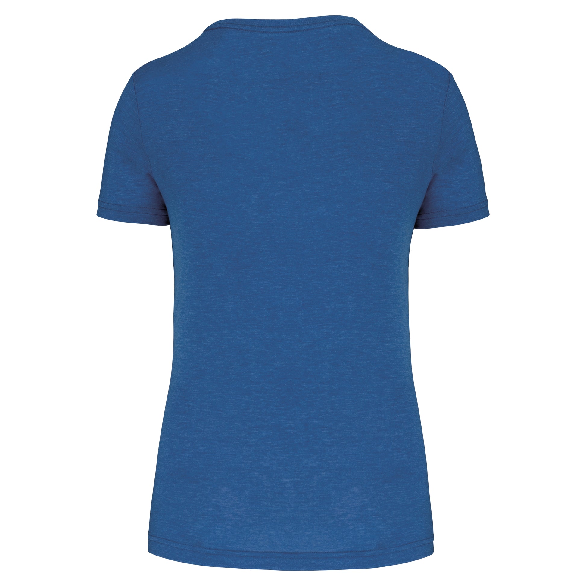 Damessport-T-shirt triblend met ronde hals