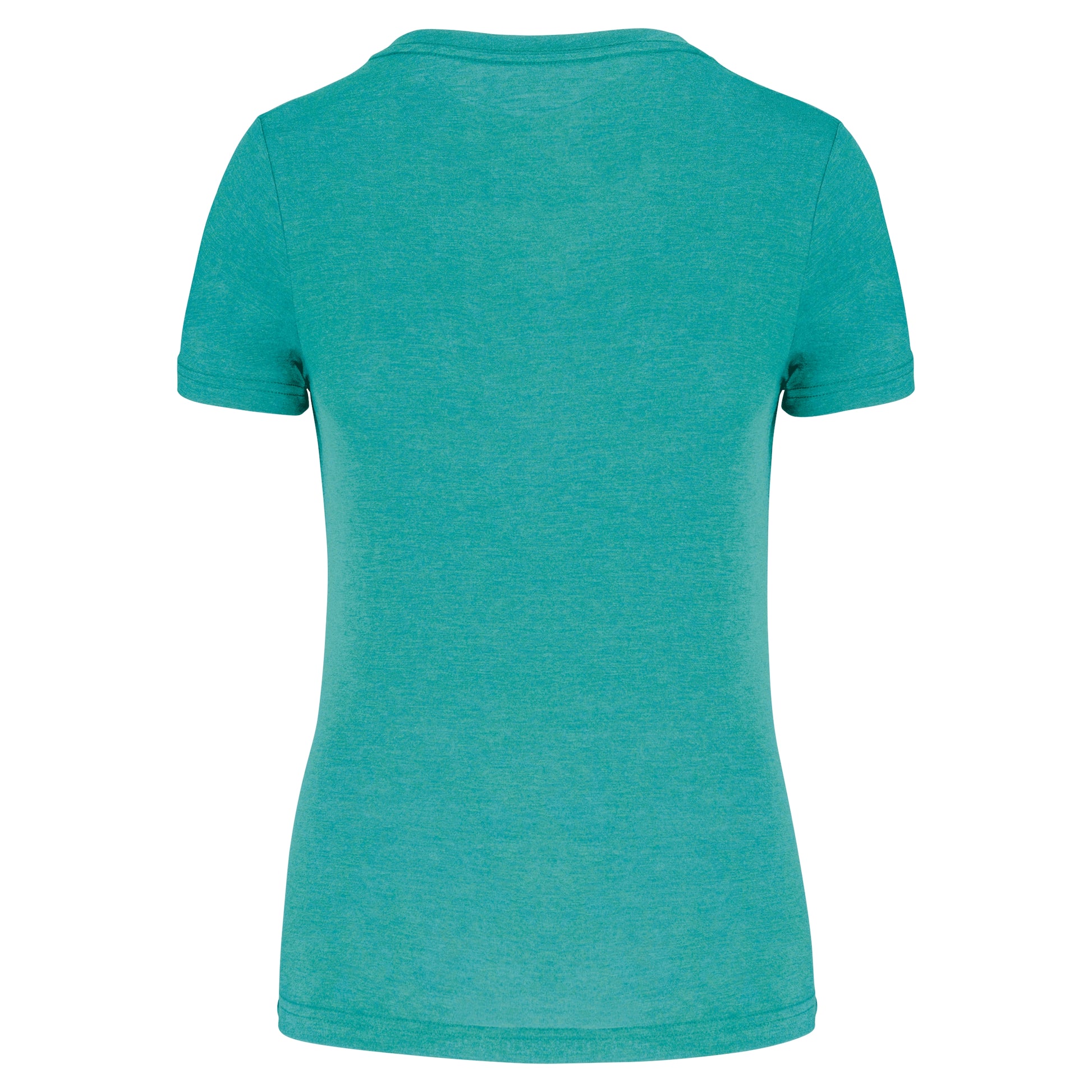 Damessport-T-shirt triblend met ronde hals