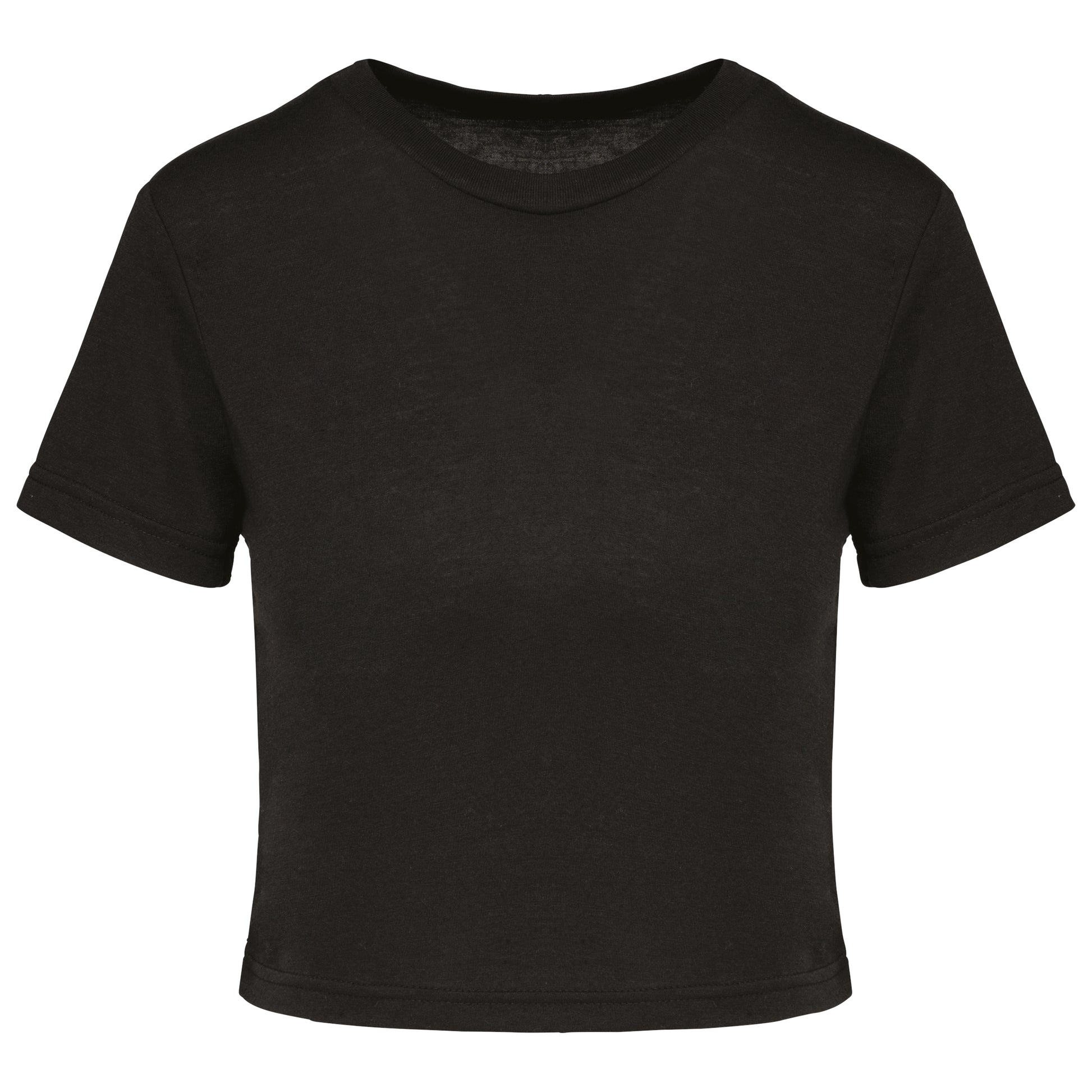 Triblend dames croptop