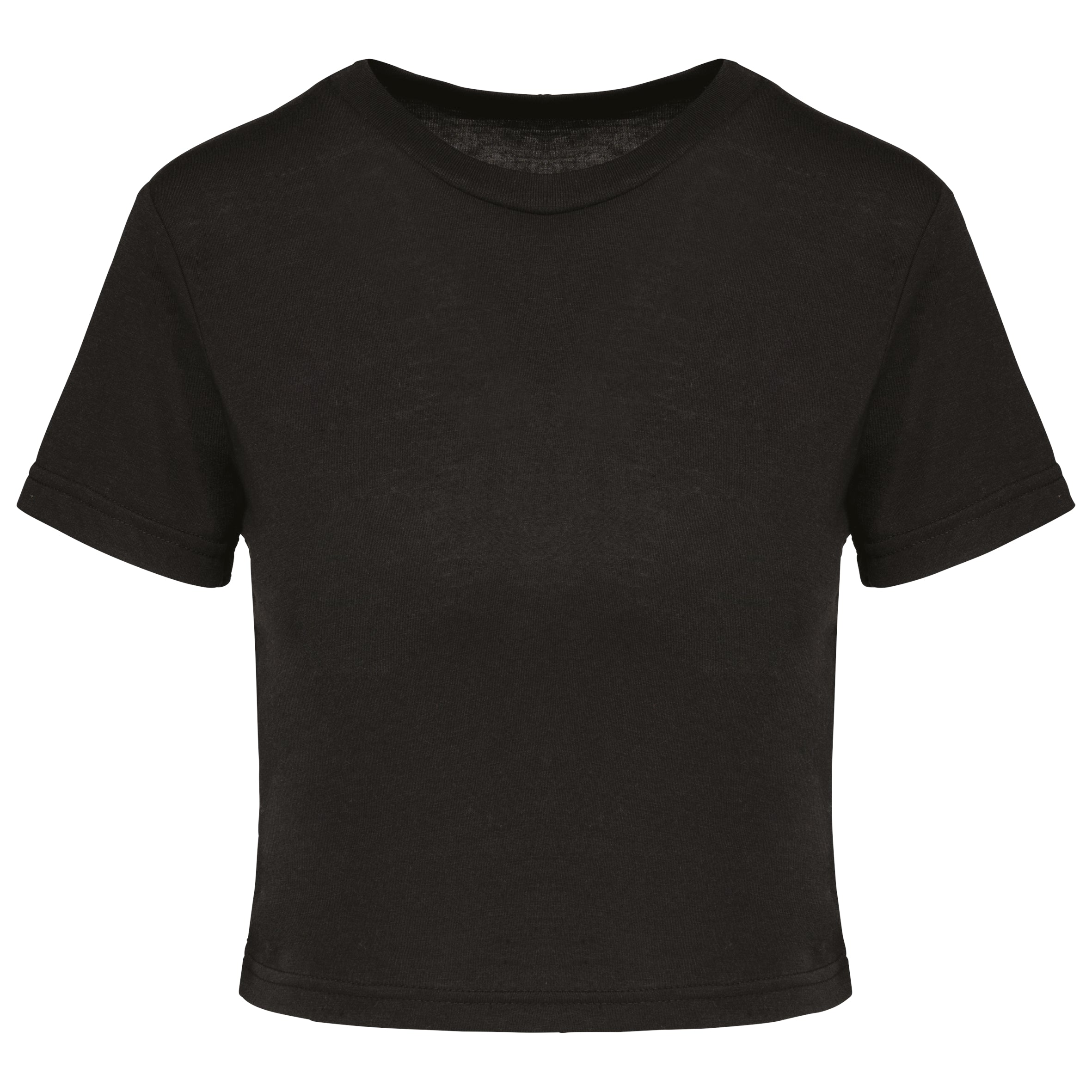 Triblend dames croptop