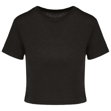 Triblend dames croptop