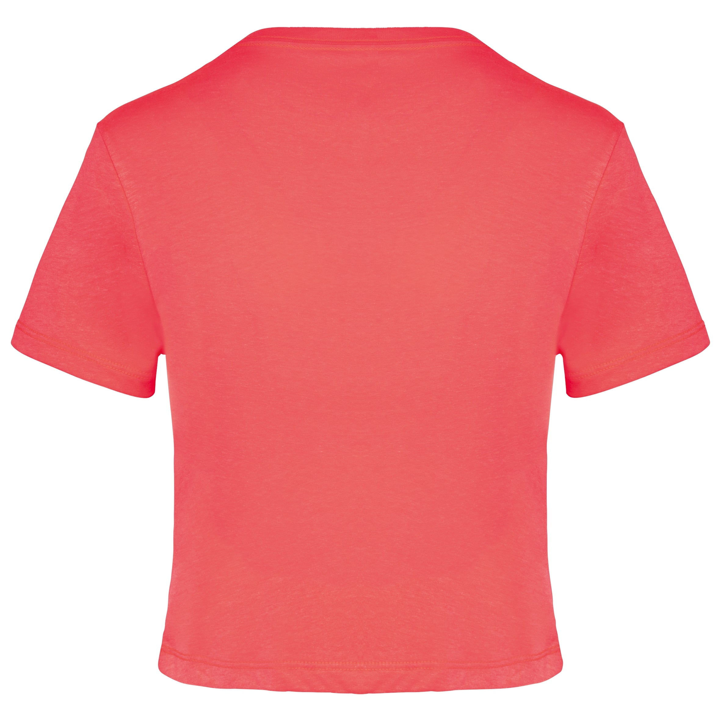 Triblend dames croptop