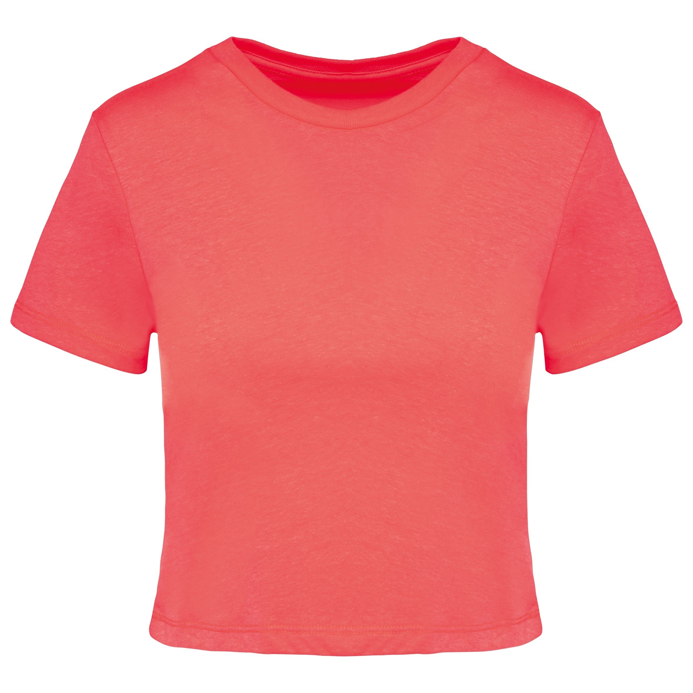 Triblend dames croptop