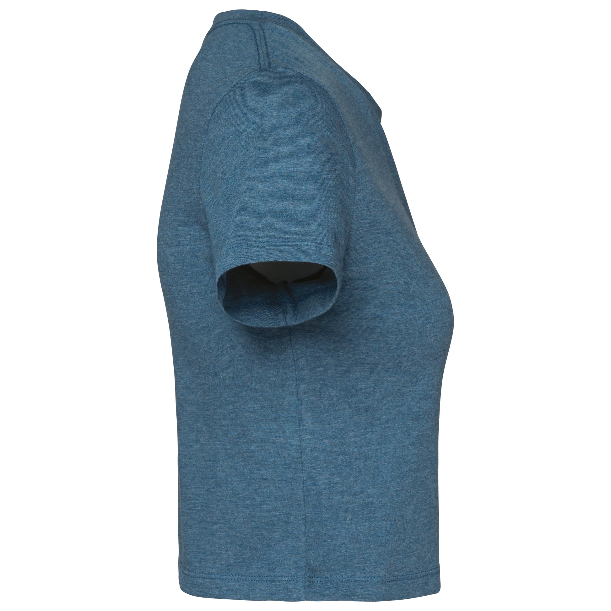 Triblend dames croptop