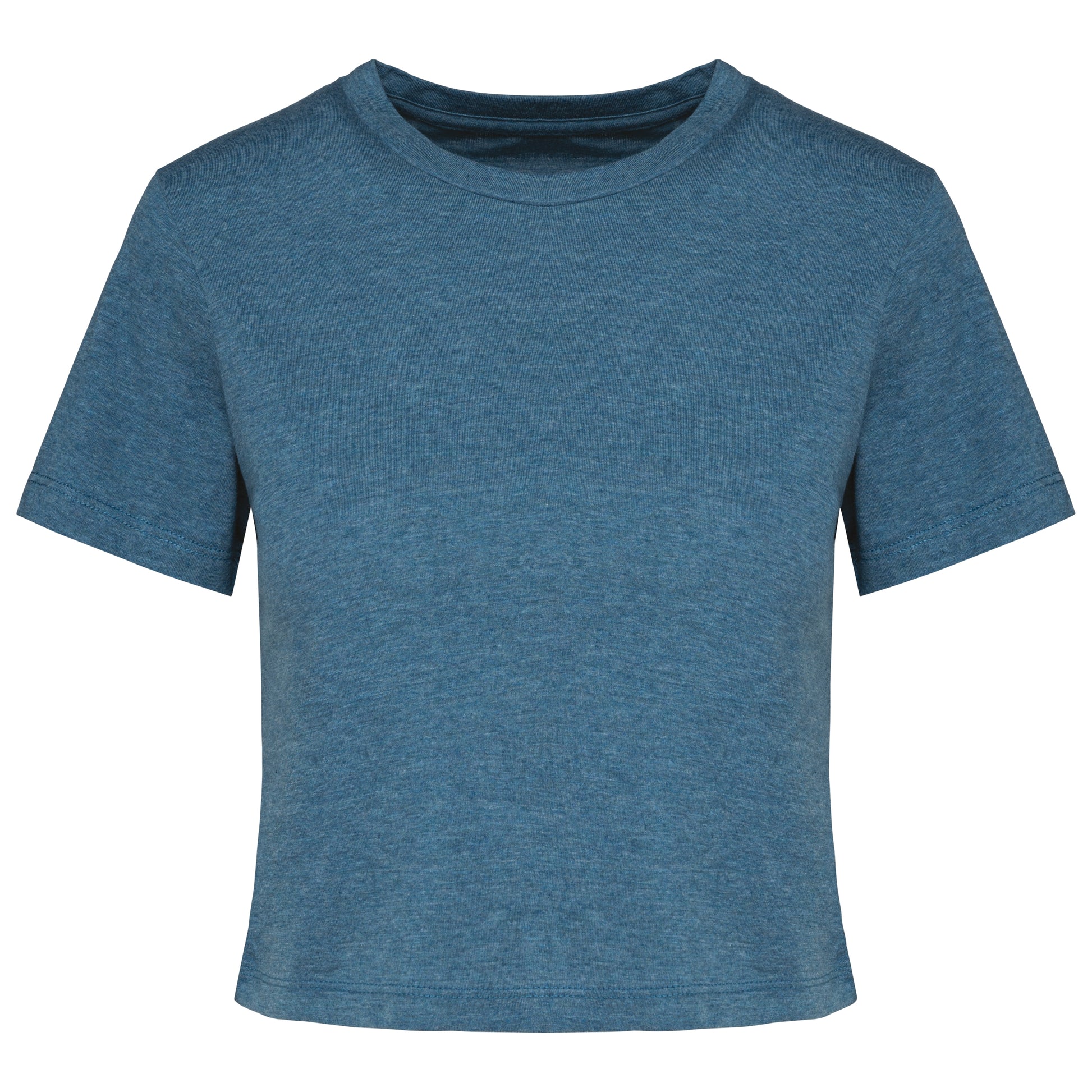 Triblend dames croptop
