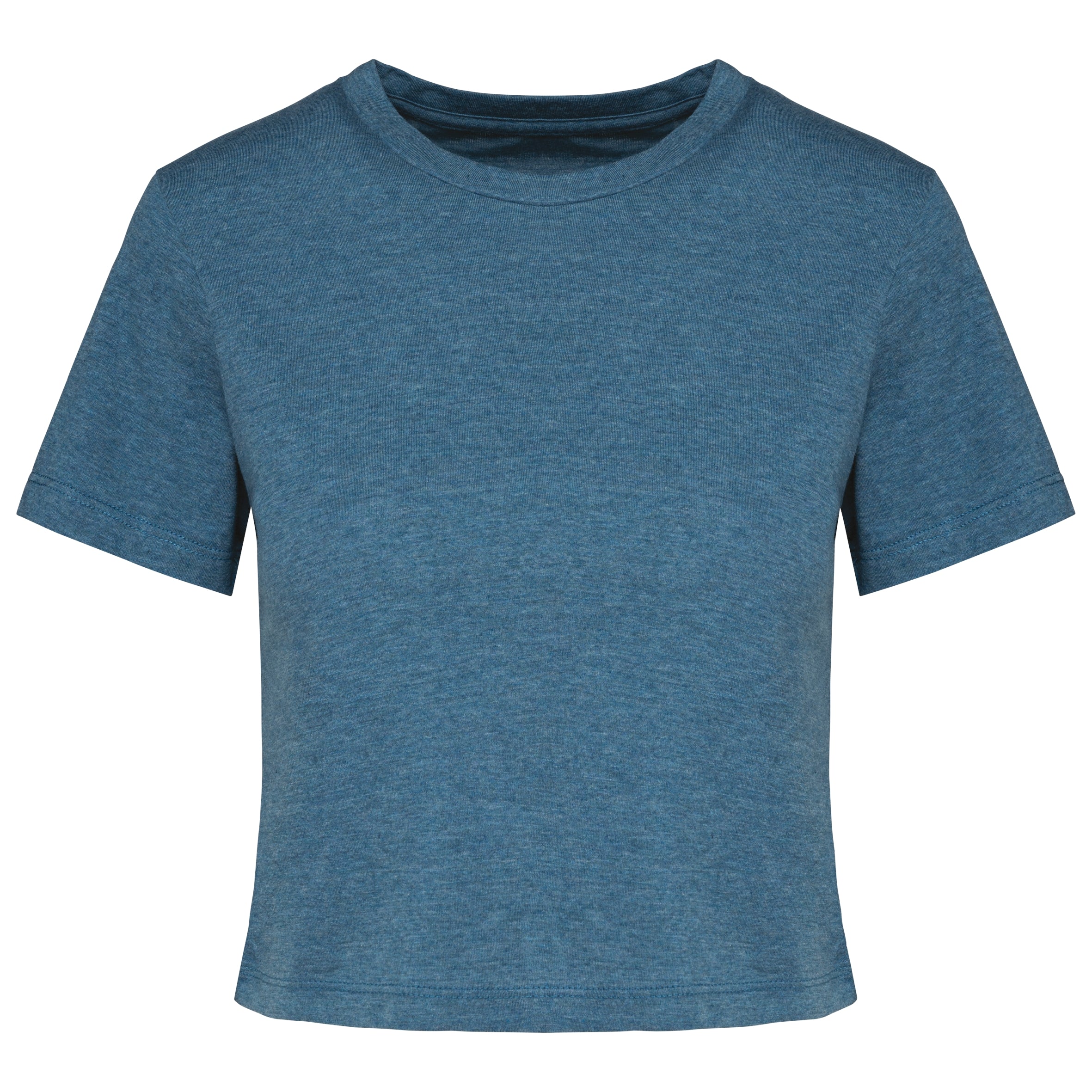 Triblend dames croptop