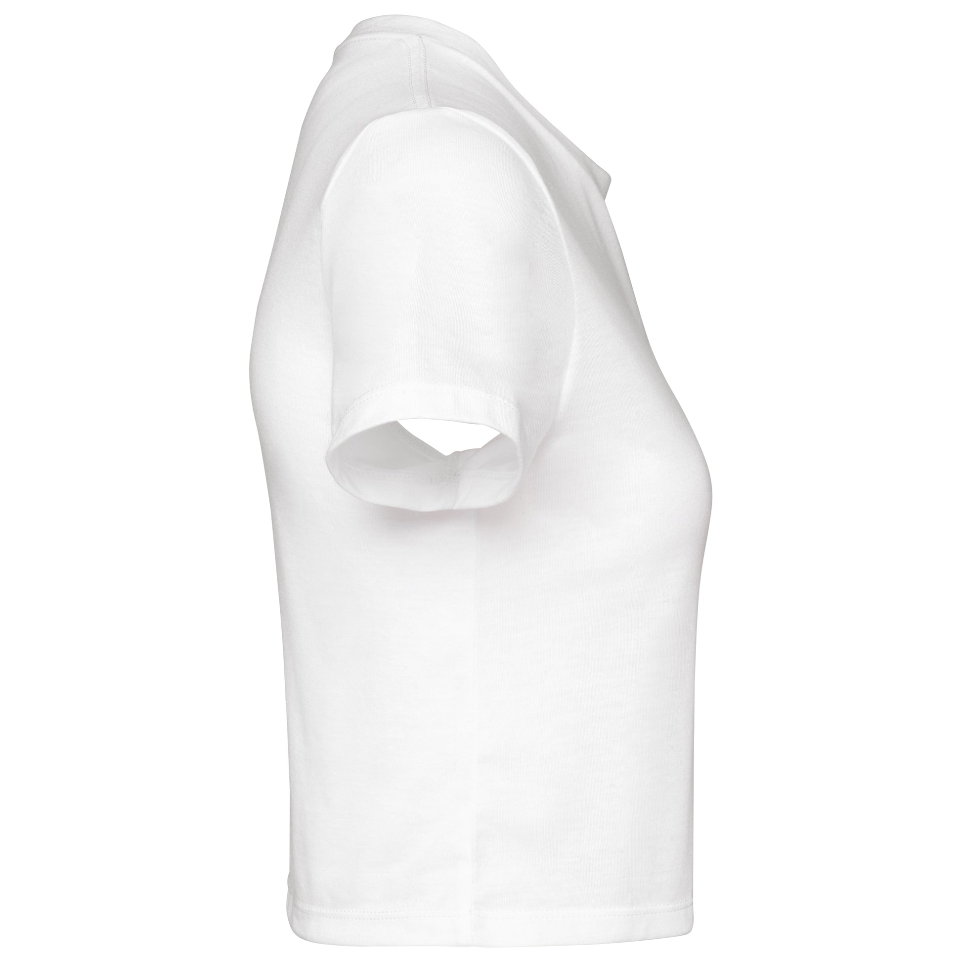 Triblend dames croptop