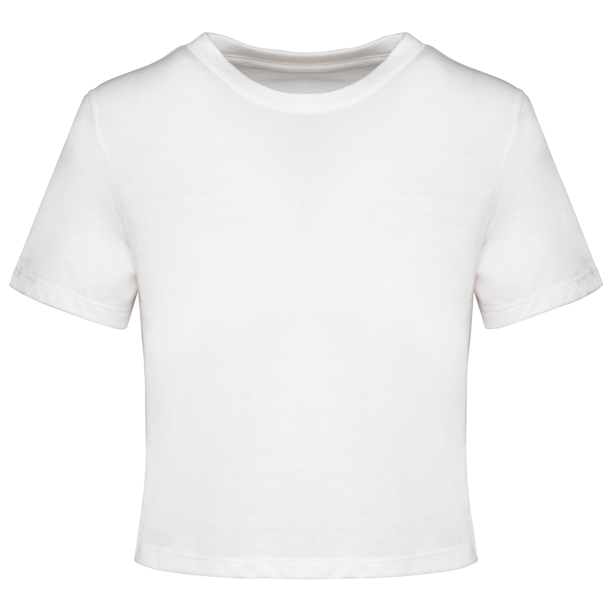 Triblend dames croptop