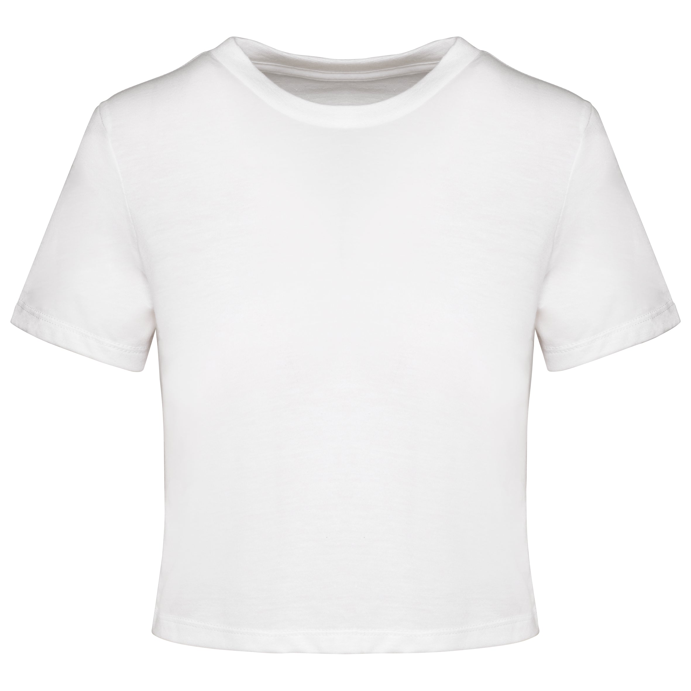 Triblend dames croptop