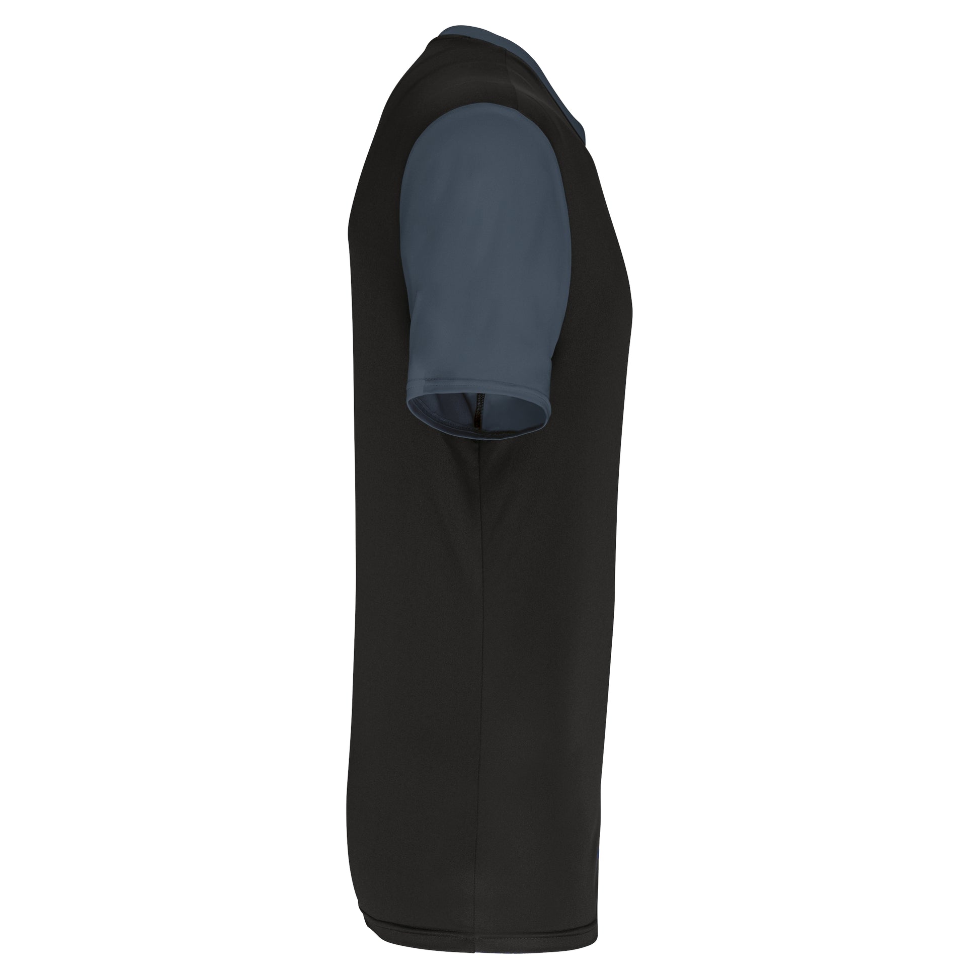 Volwassen tweekleurige jersey met korte mouwen