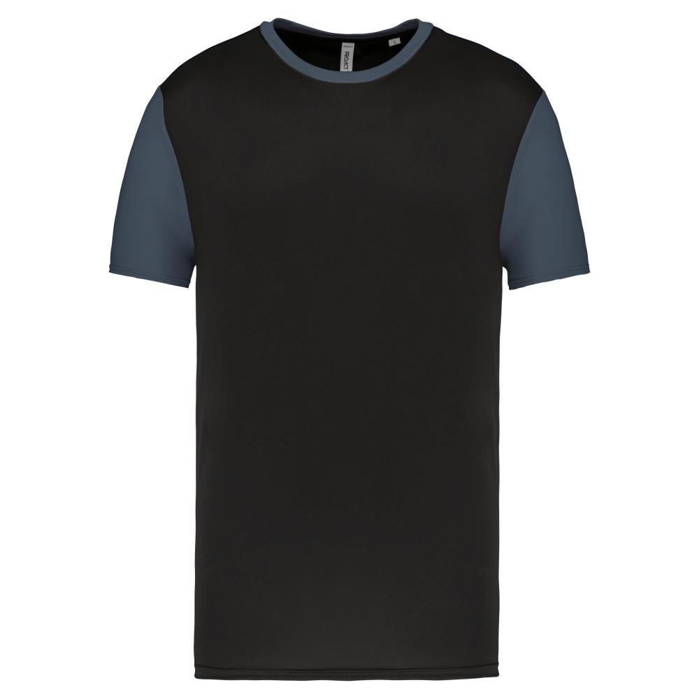 Volwassen tweekleurige jersey met korte mouwen