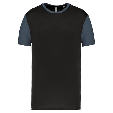 Volwassen tweekleurige jersey met korte mouwen