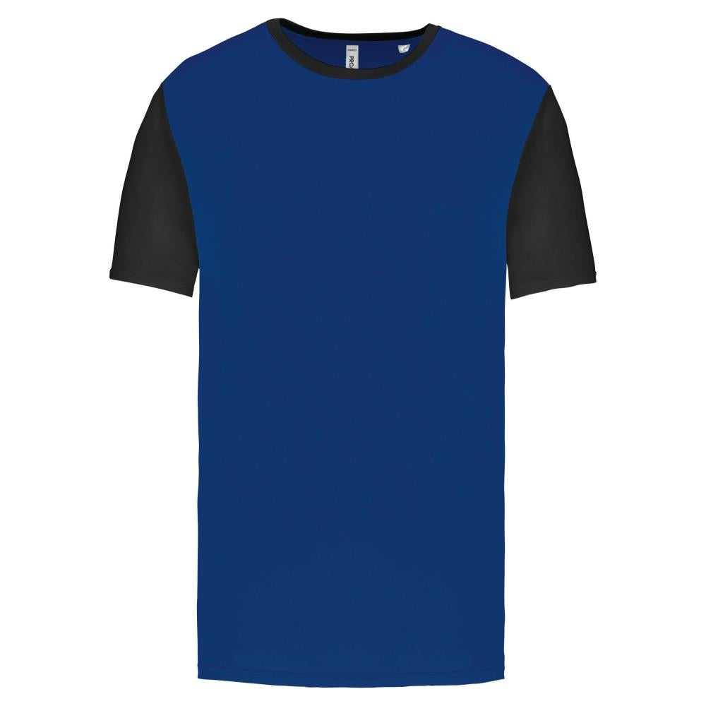 Volwassen tweekleurige jersey met korte mouwen