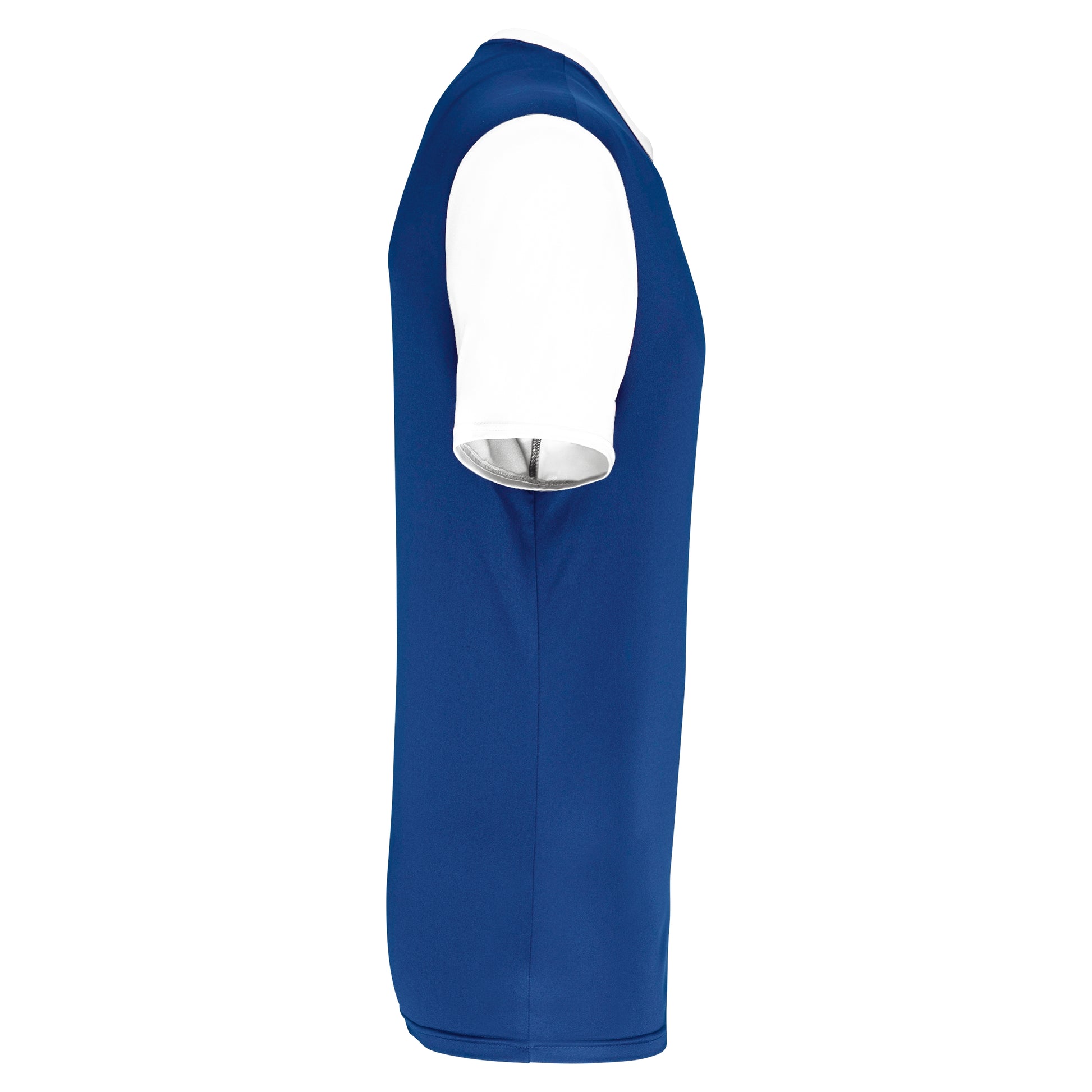 Volwassen tweekleurige jersey met korte mouwen