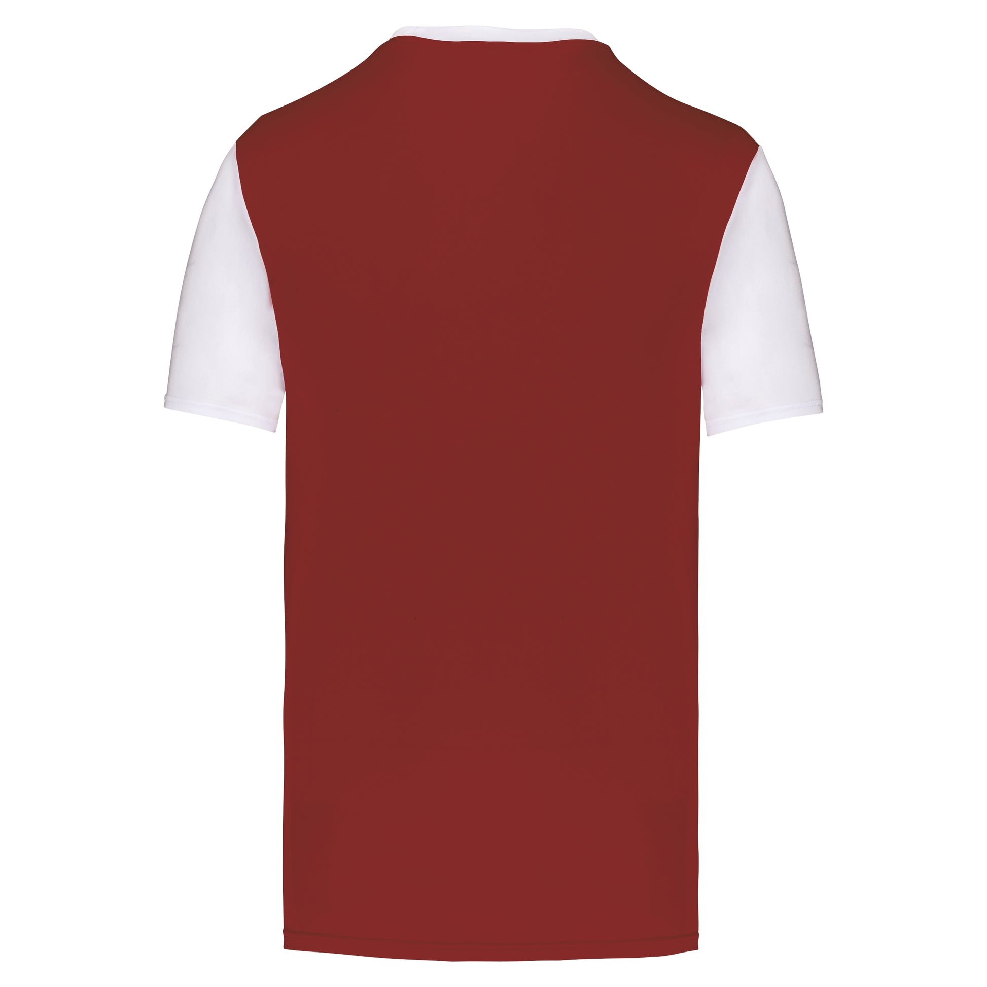 Volwassen tweekleurige jersey met korte mouwen