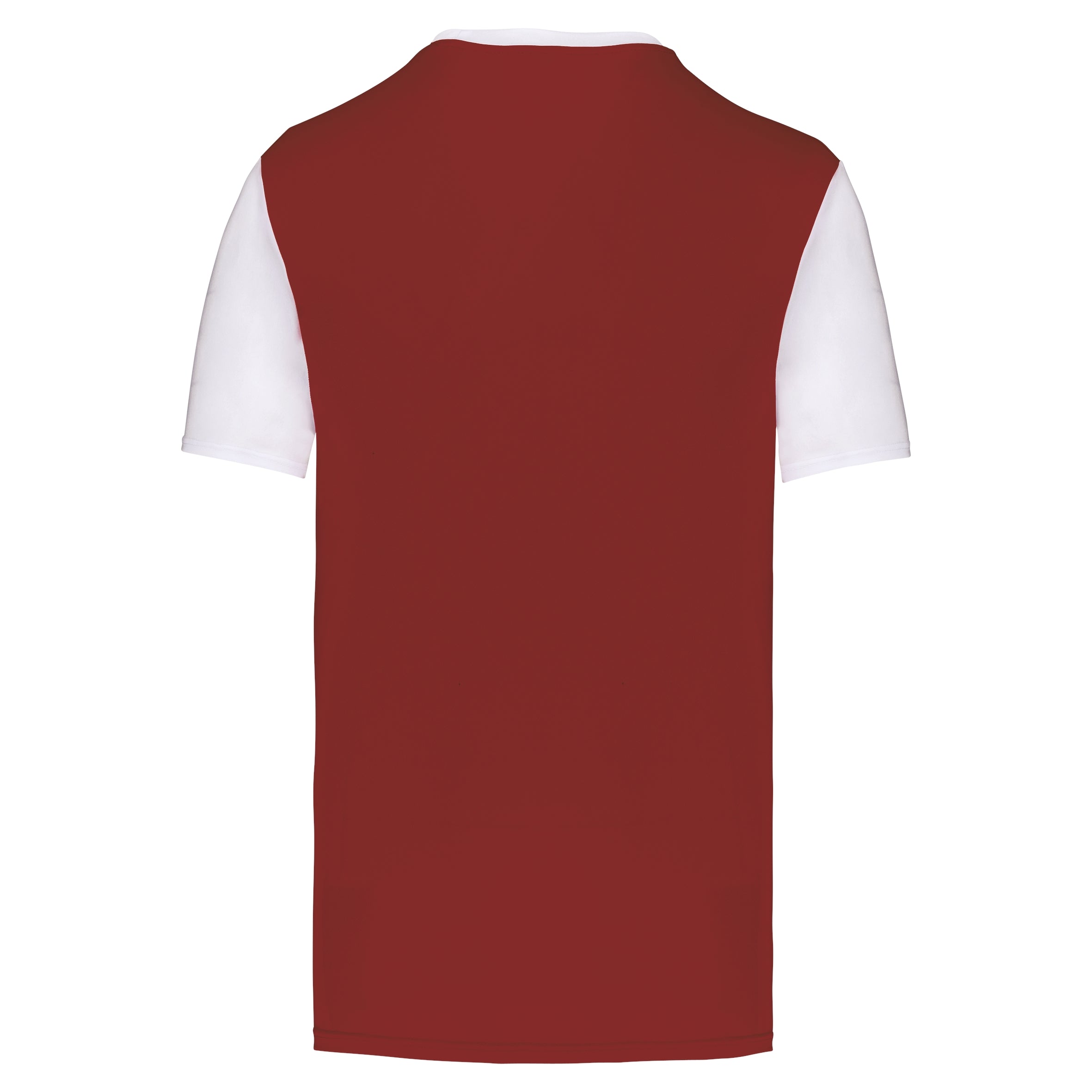 Volwassen tweekleurige jersey met korte mouwen