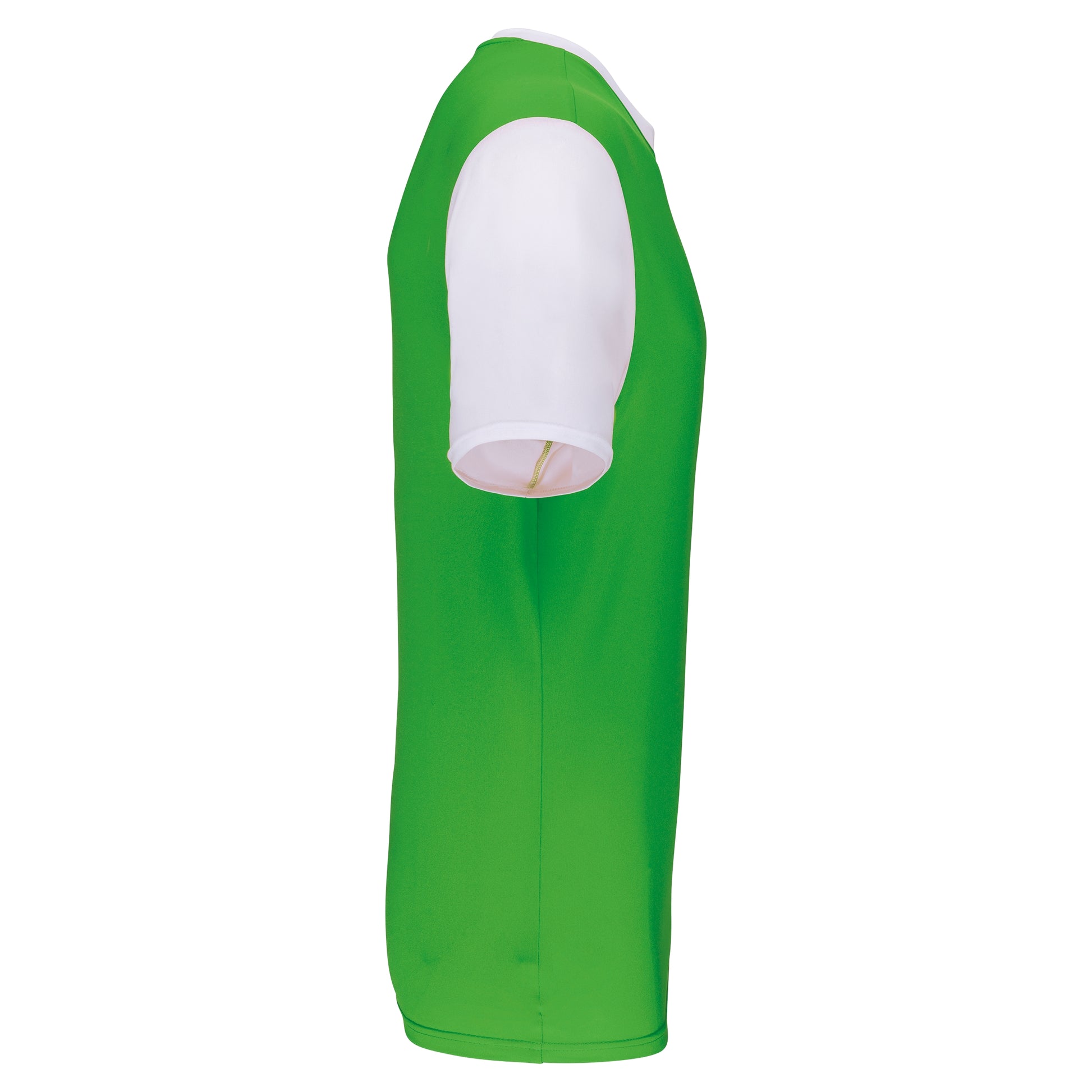Volwassen tweekleurige jersey met korte mouwen