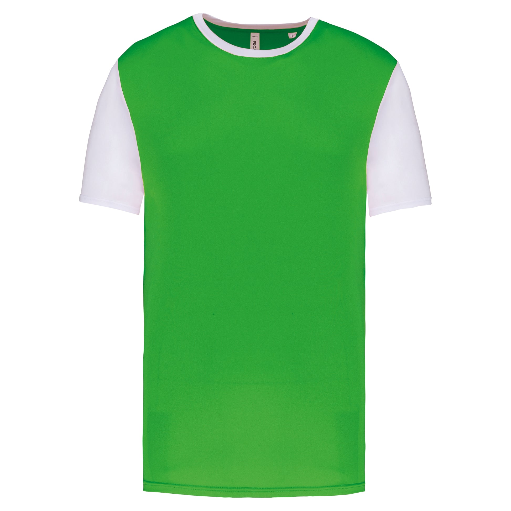 Volwassen tweekleurige jersey met korte mouwen