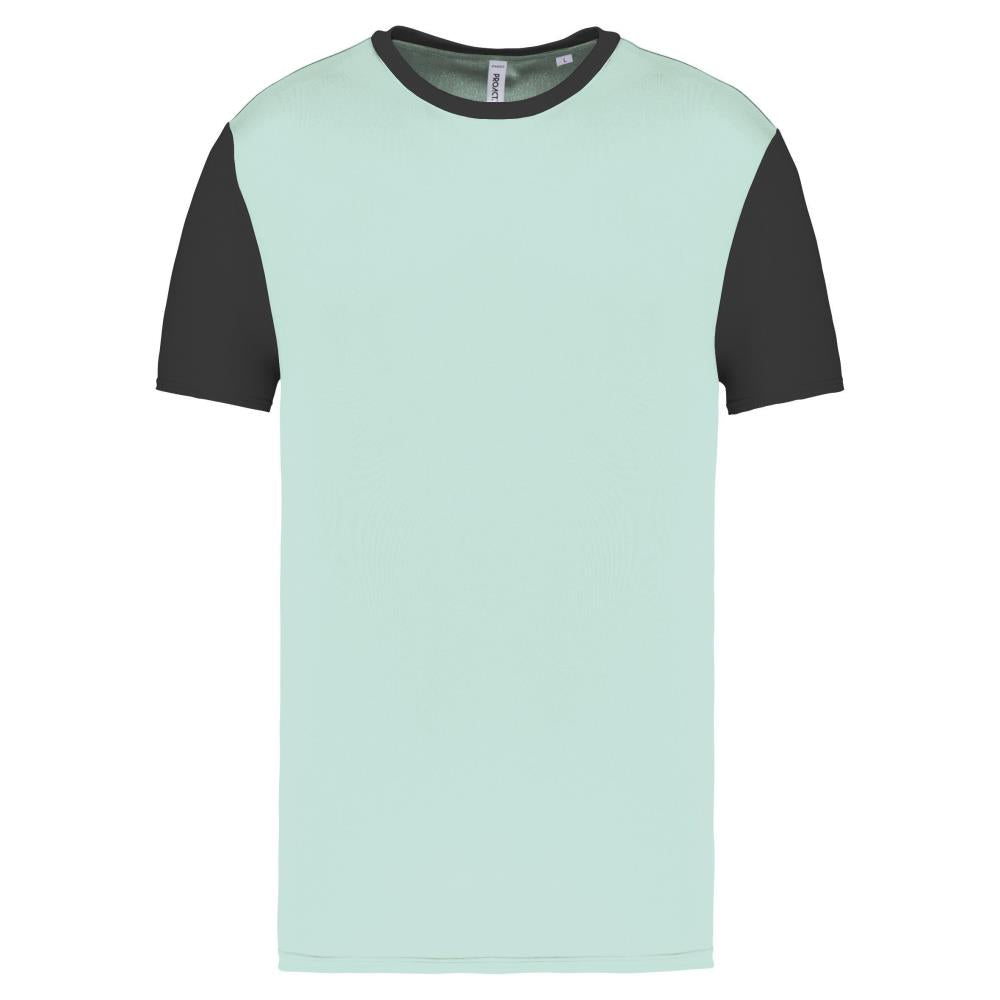 Volwassen tweekleurige jersey met korte mouwen