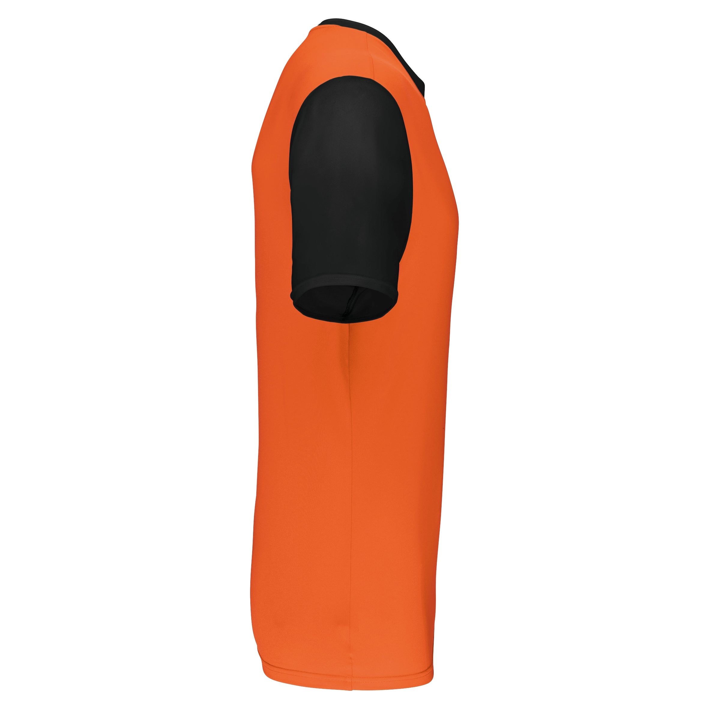 Volwassen tweekleurige jersey met korte mouwen