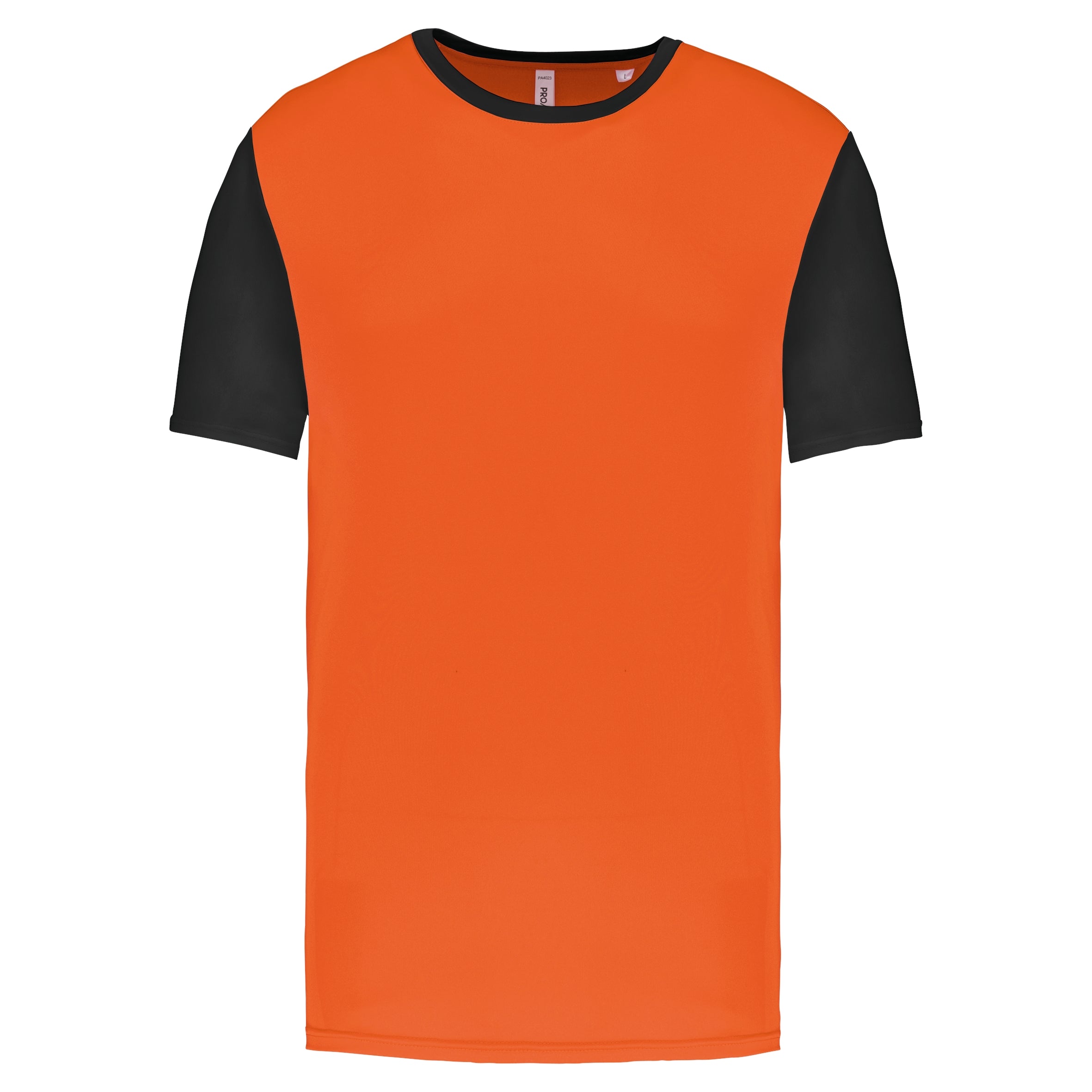 Volwassen tweekleurige jersey met korte mouwen