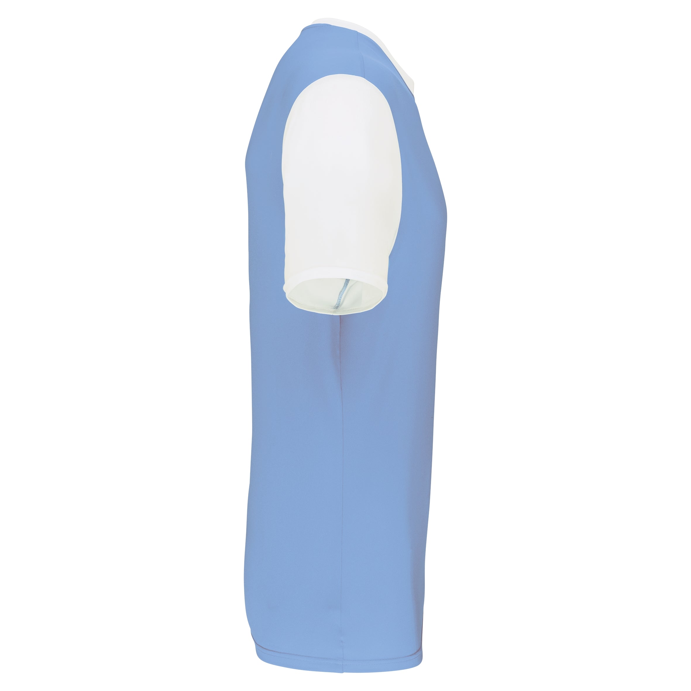 Volwassen tweekleurige jersey met korte mouwen